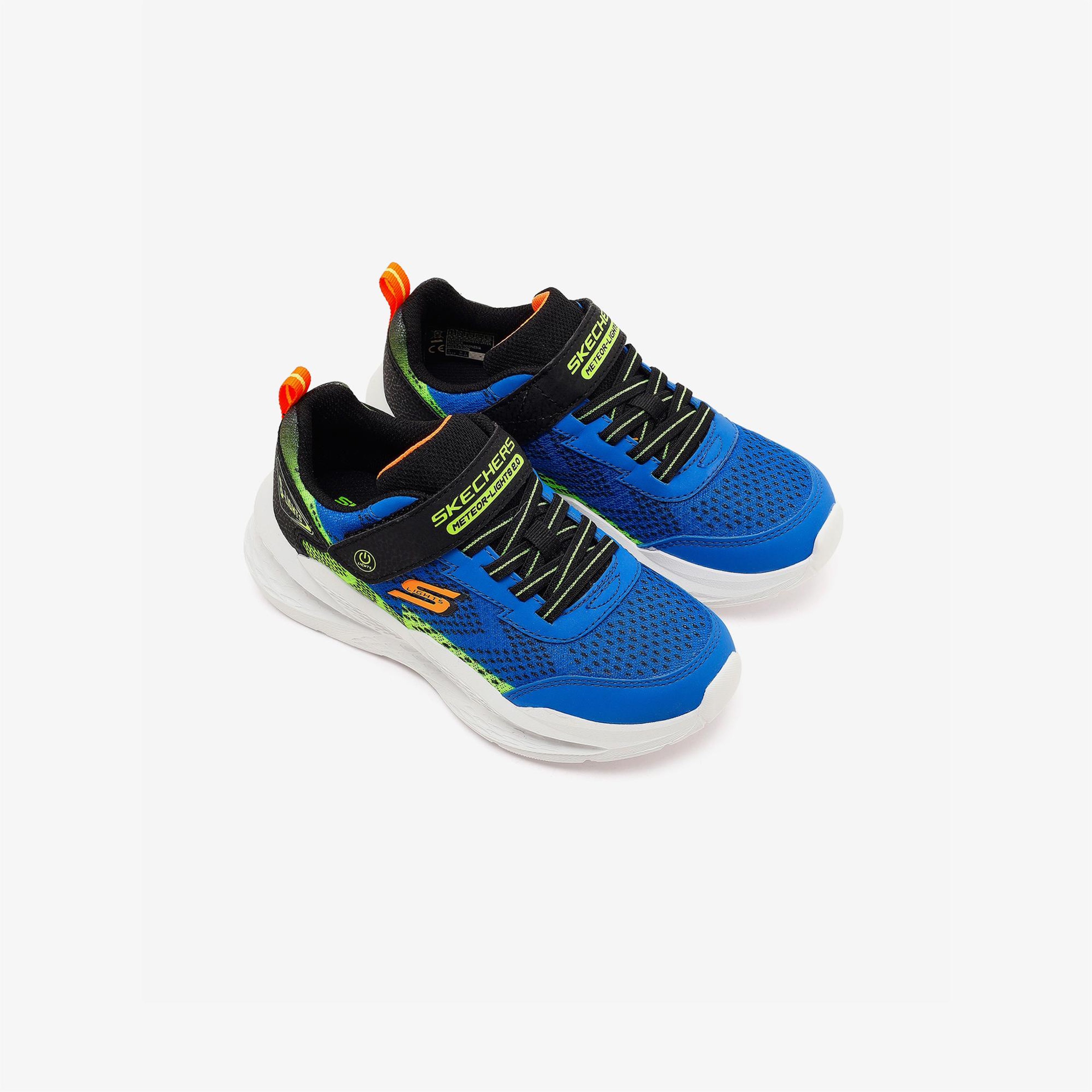 Skechers Meteor-Lights 2.0 Çocuk Mavi Spor Ayakkabı