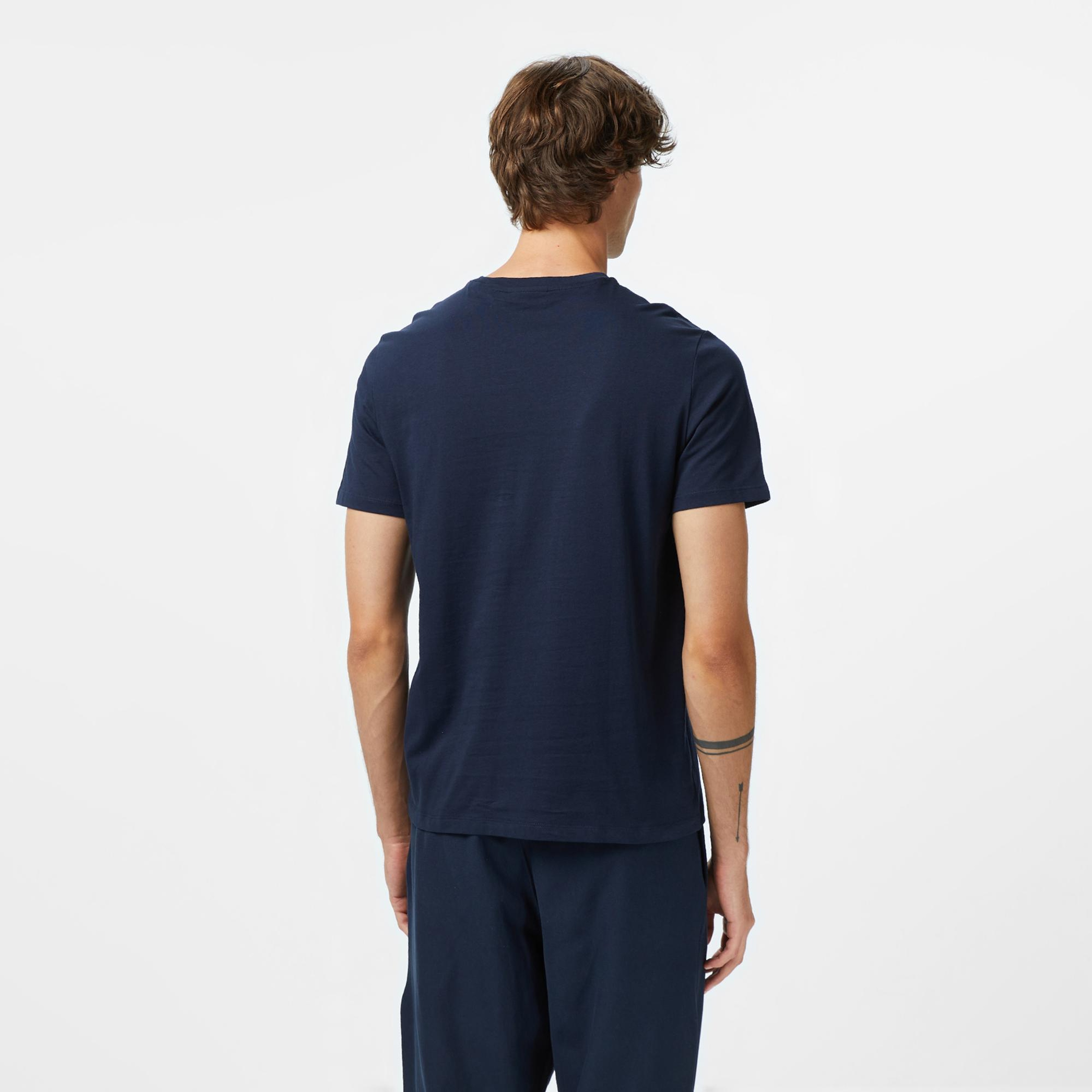 Calvin Klein Smooth Solid Erkek Lacivert T-Shirt