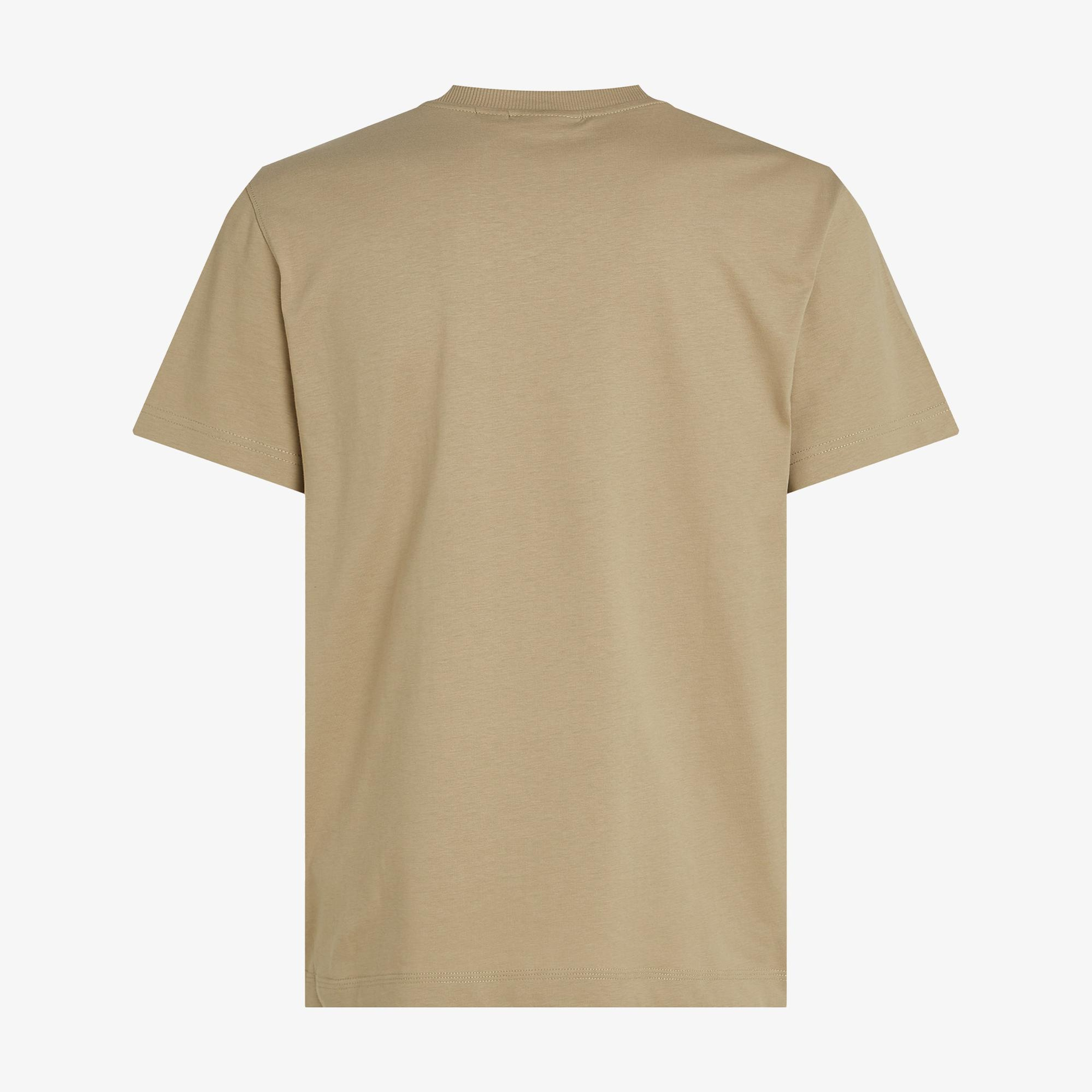 Calvin Klein Regular Erkek Kahverengi T-Shirt
