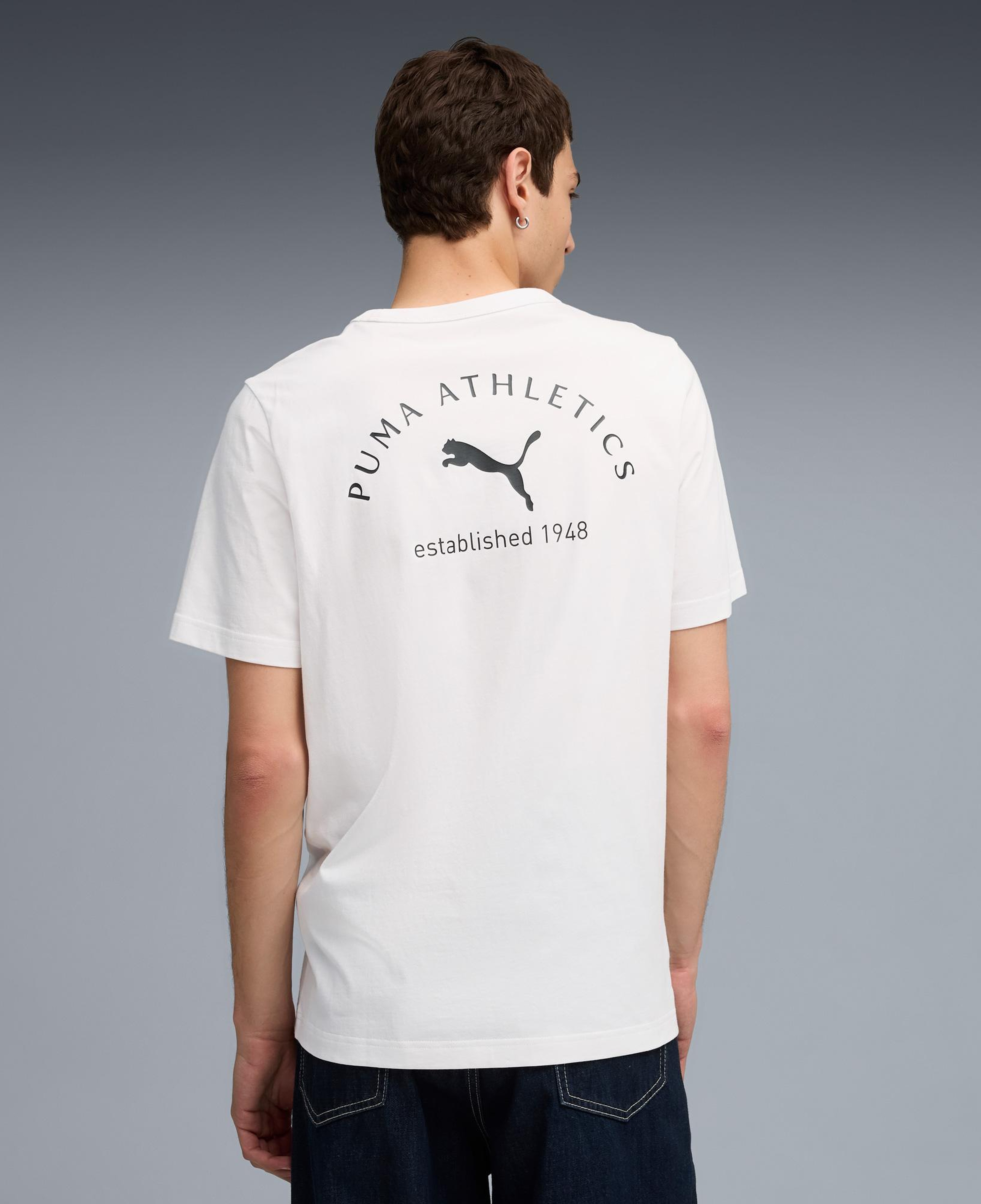 Puma Herren Erkek Beyaz T-Shirt