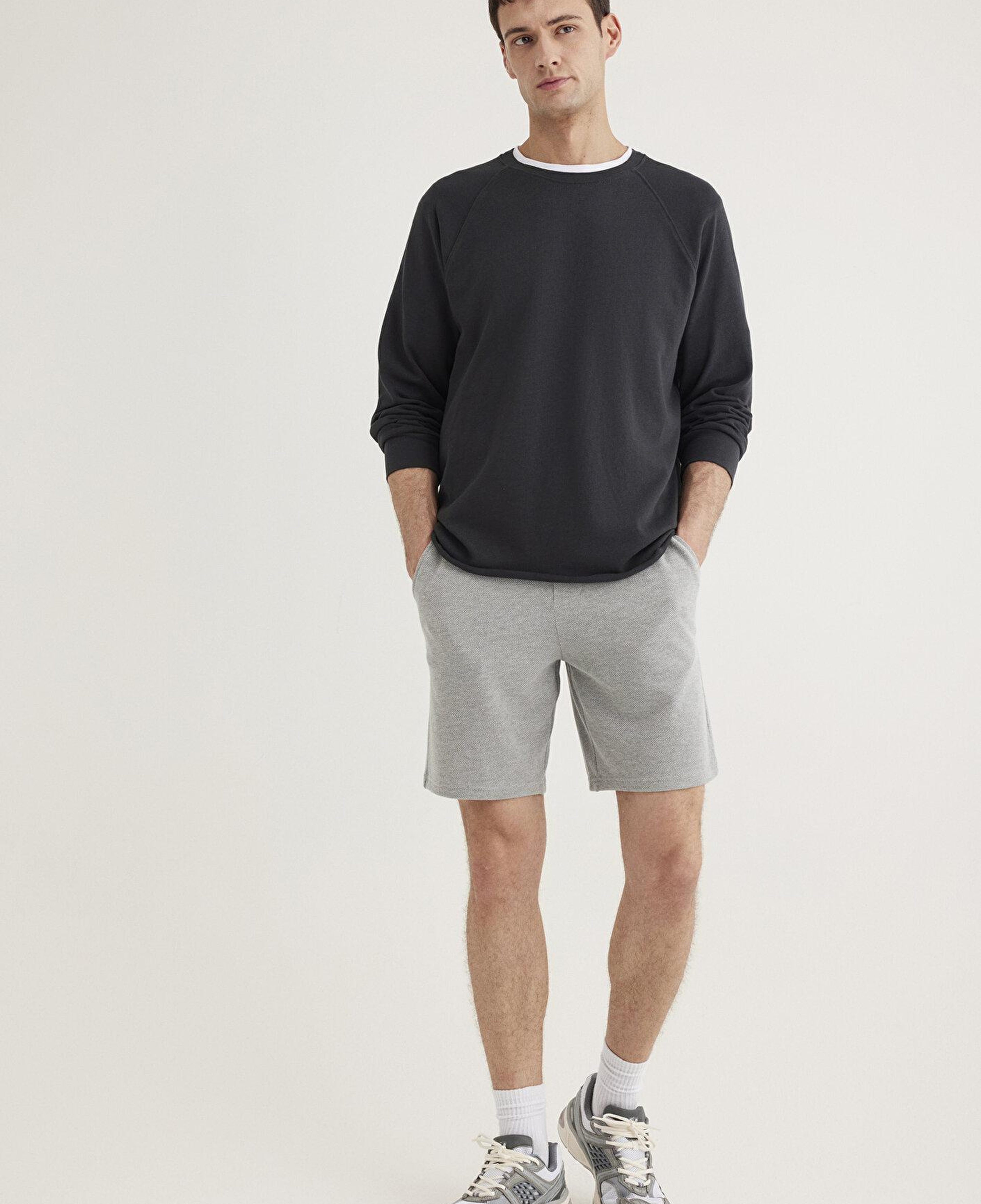 Mavi Gri Basic Şort 066694-33396