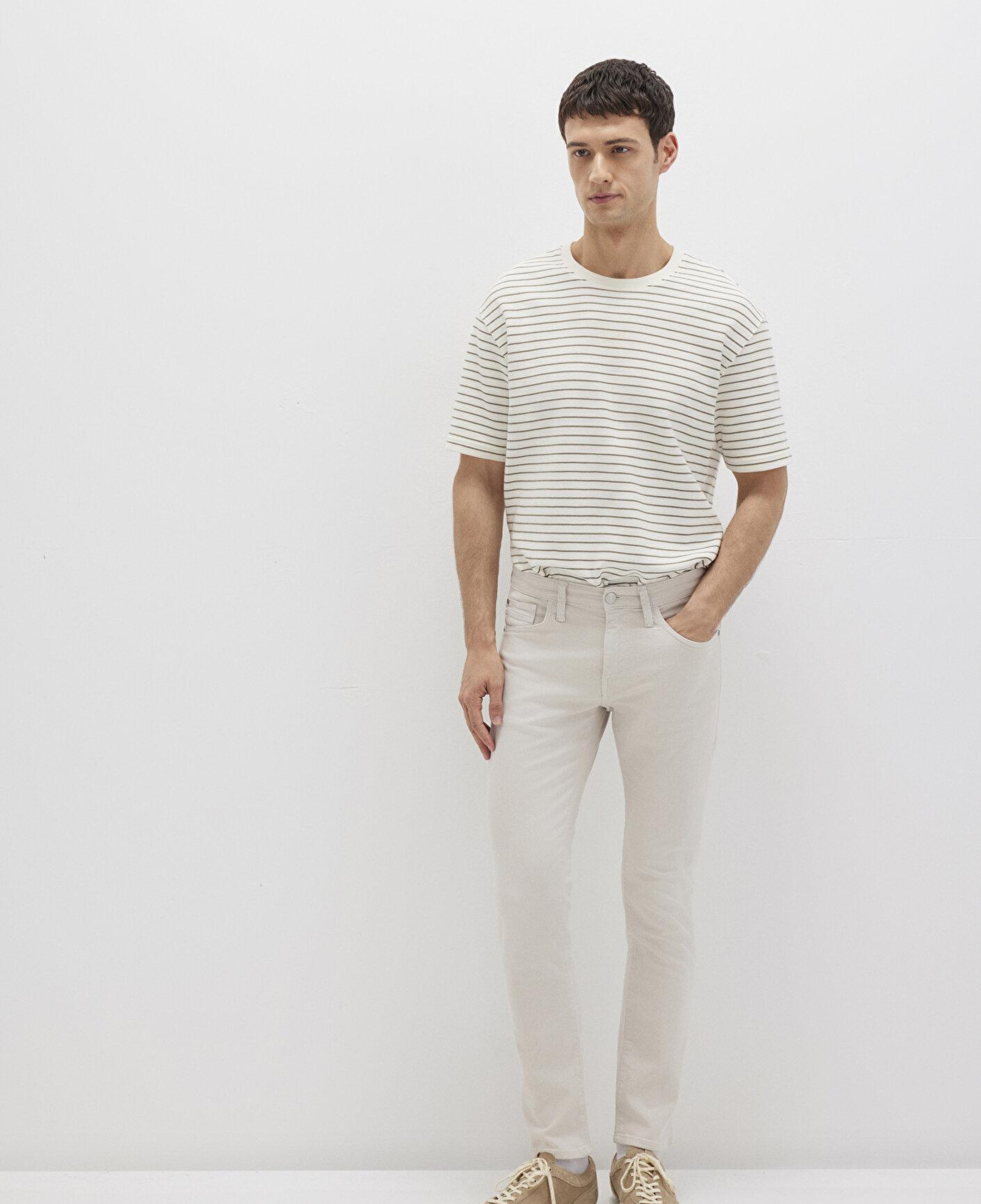 Mavi Jake Ekru Comfort Gabardin Pantolon 0042222763