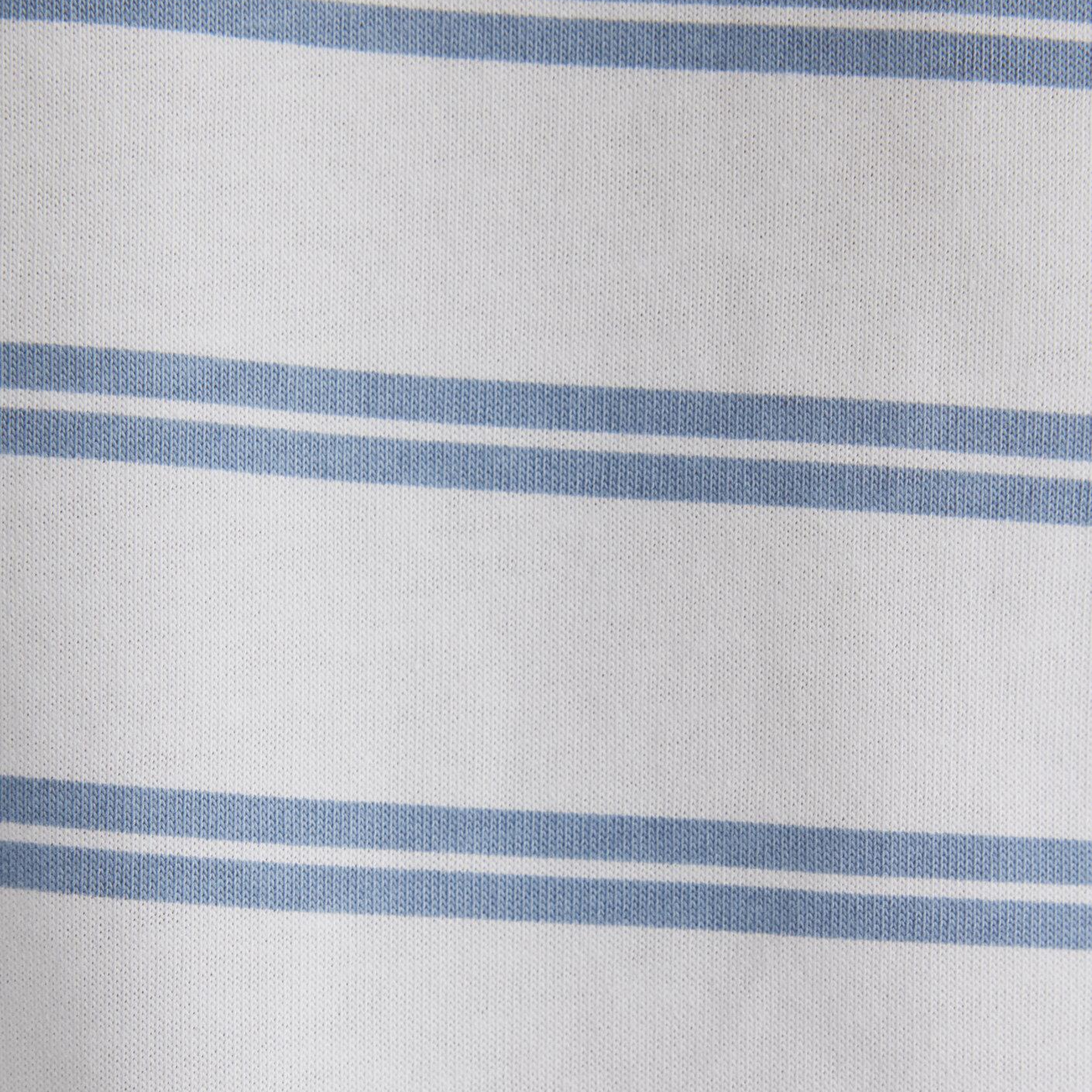 Mavi Mavi Çizgili Tişört Loose Fit / Bol Rahat Kesim 0612255-80796