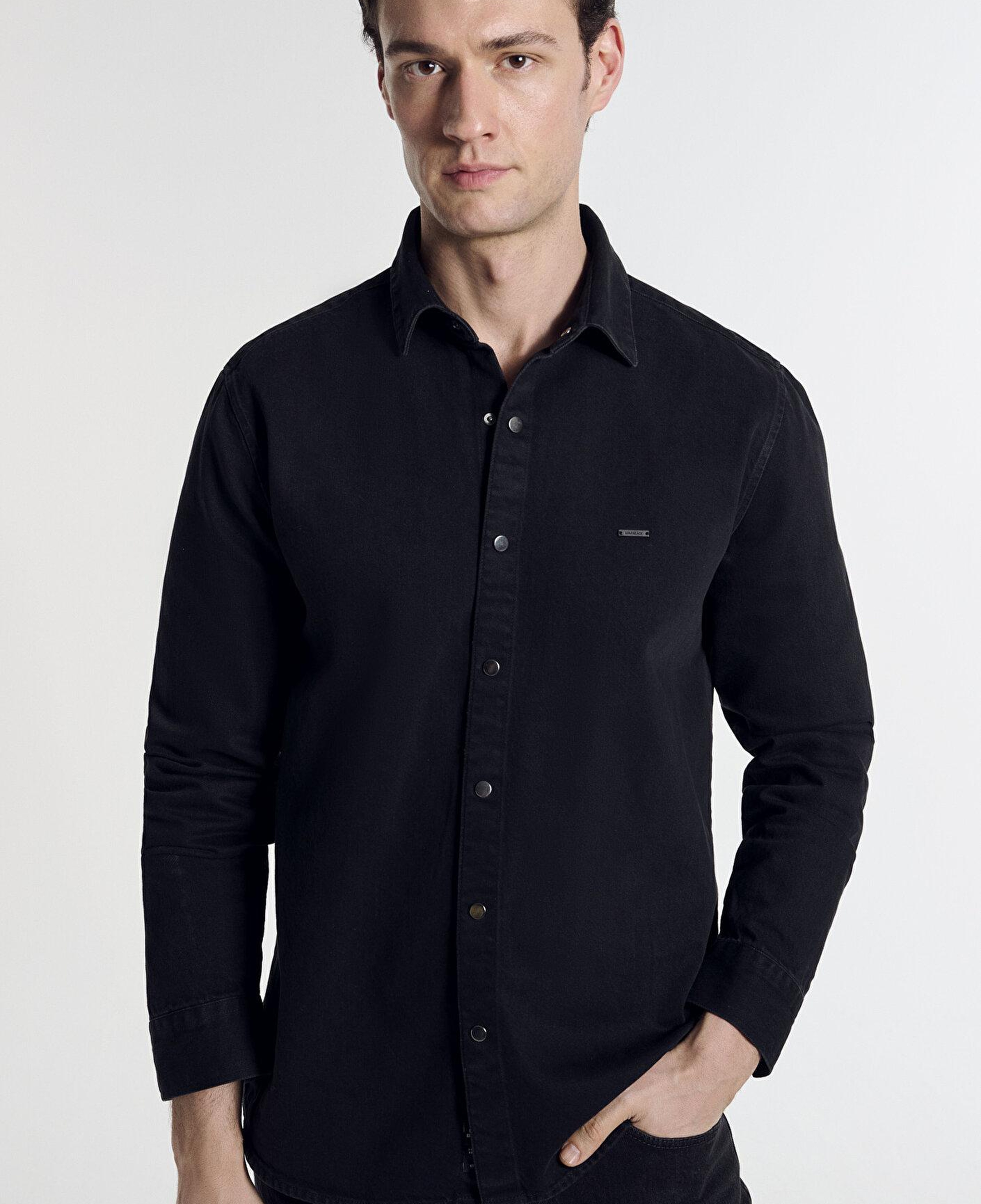 Mavi Mavi Black Siyah Gömlek Regular Fit / Normal Kesim 0211865-90850