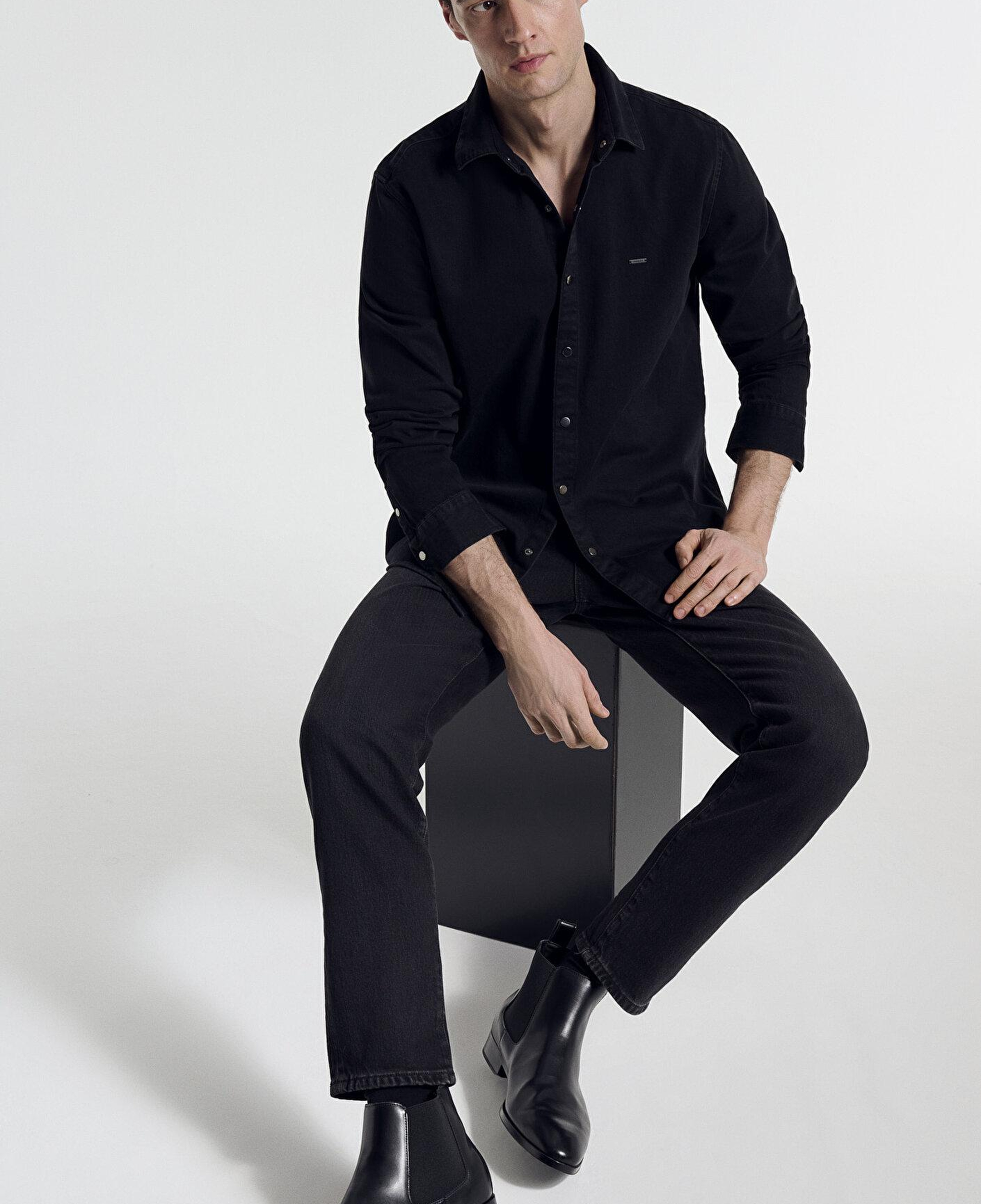 Mavi Mavi Black Siyah Gömlek Regular Fit / Normal Kesim 0211865-90850