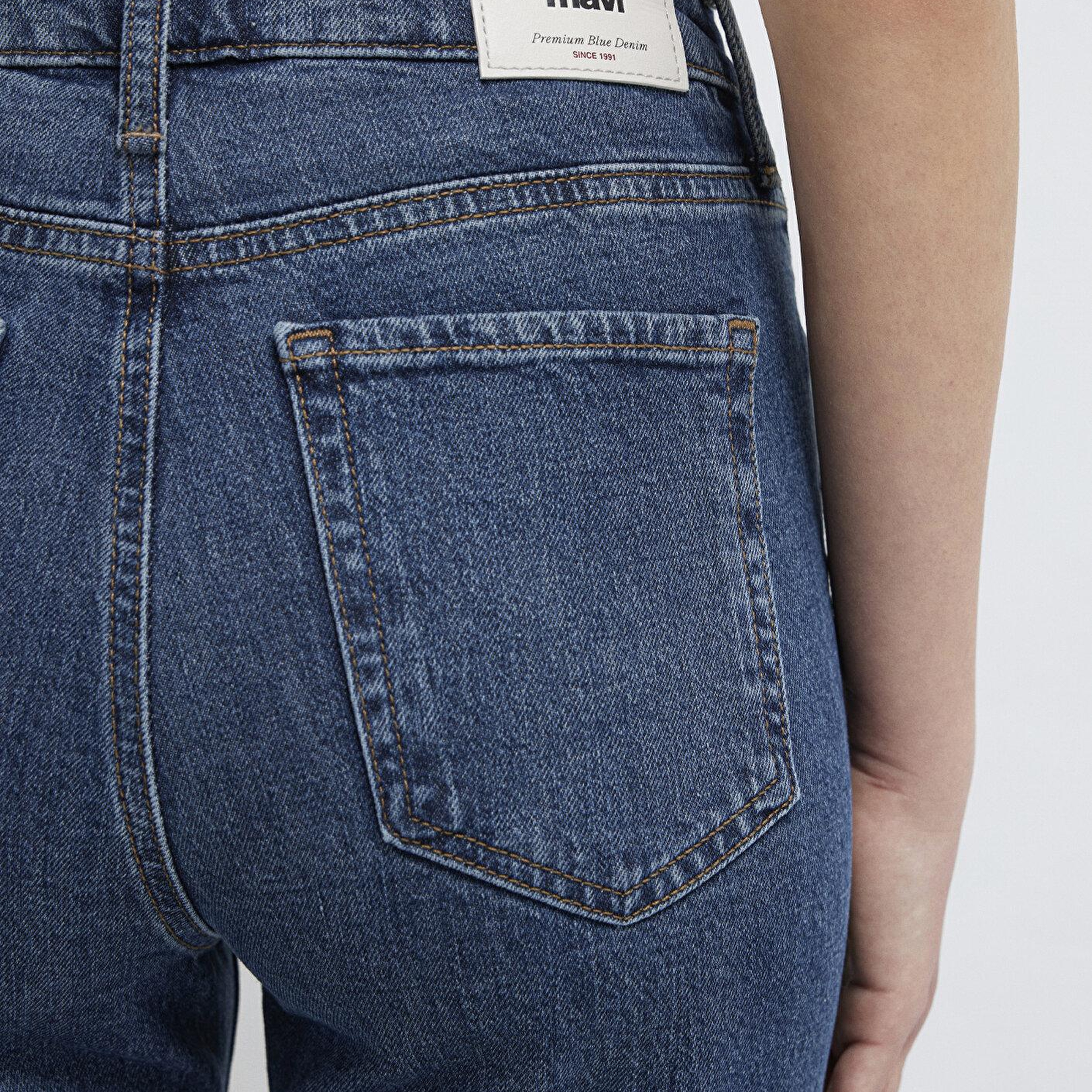 Mavi Bliss Premium Blue Gölgeli Koyu Mavi Jean Pantolon 101437-A3780