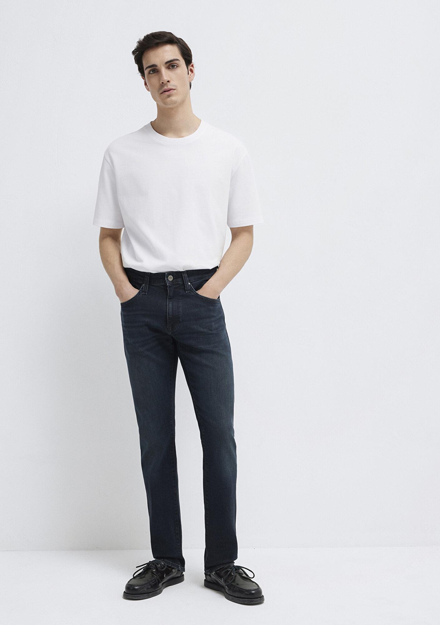 Mavi Jake Lux Black Puslu Vintage Koyu Mavi Jean Pantolon 0042287868