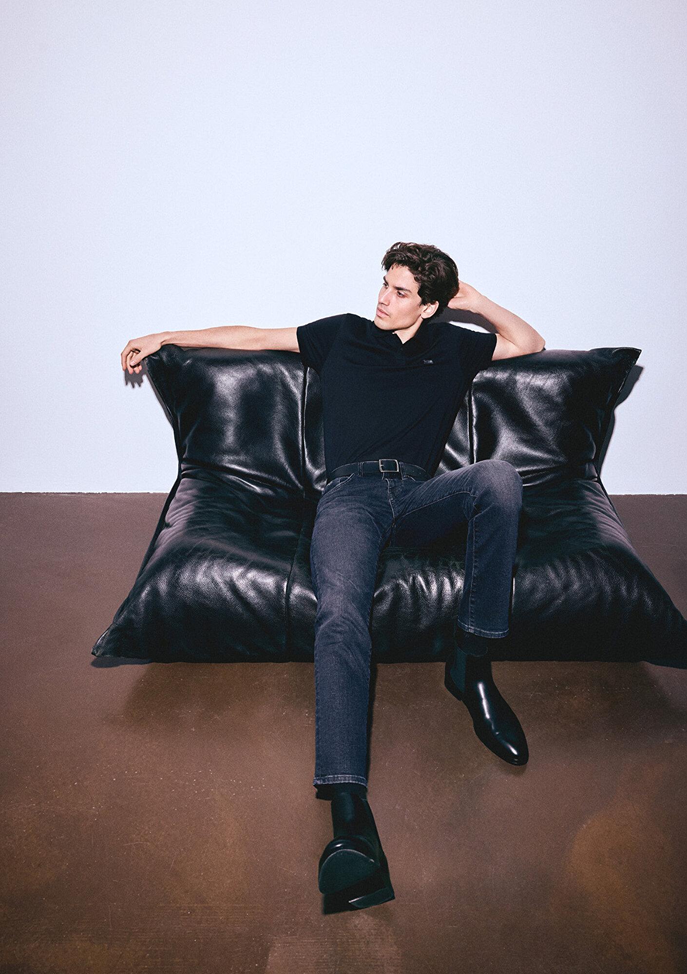 Mavi Jake Lux Black Puslu Vintage Koyu Mavi Jean Pantolon 0042287868