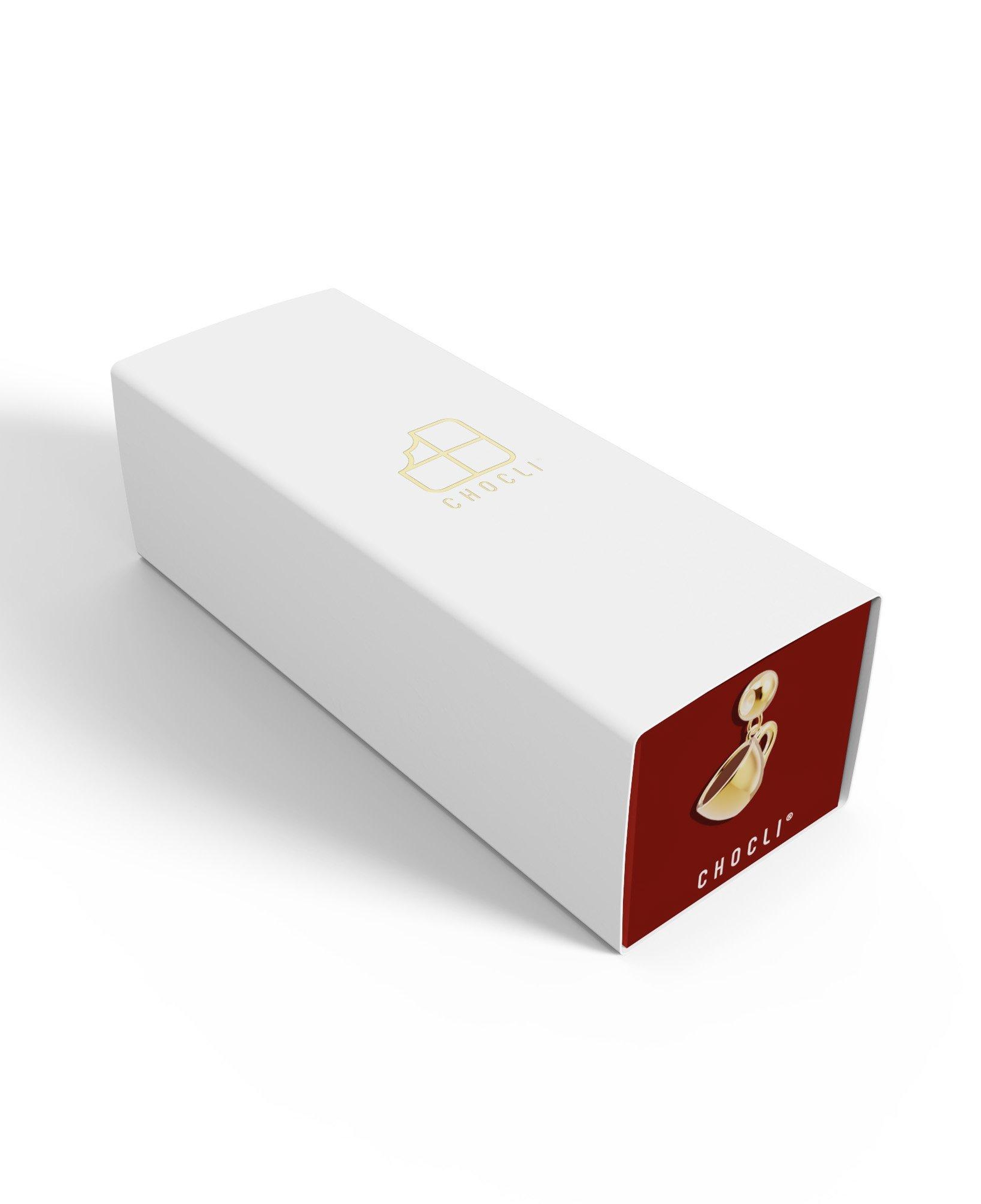 Chocli 18 Ayar Altın Kaplama Charm - Kahve Fincanı