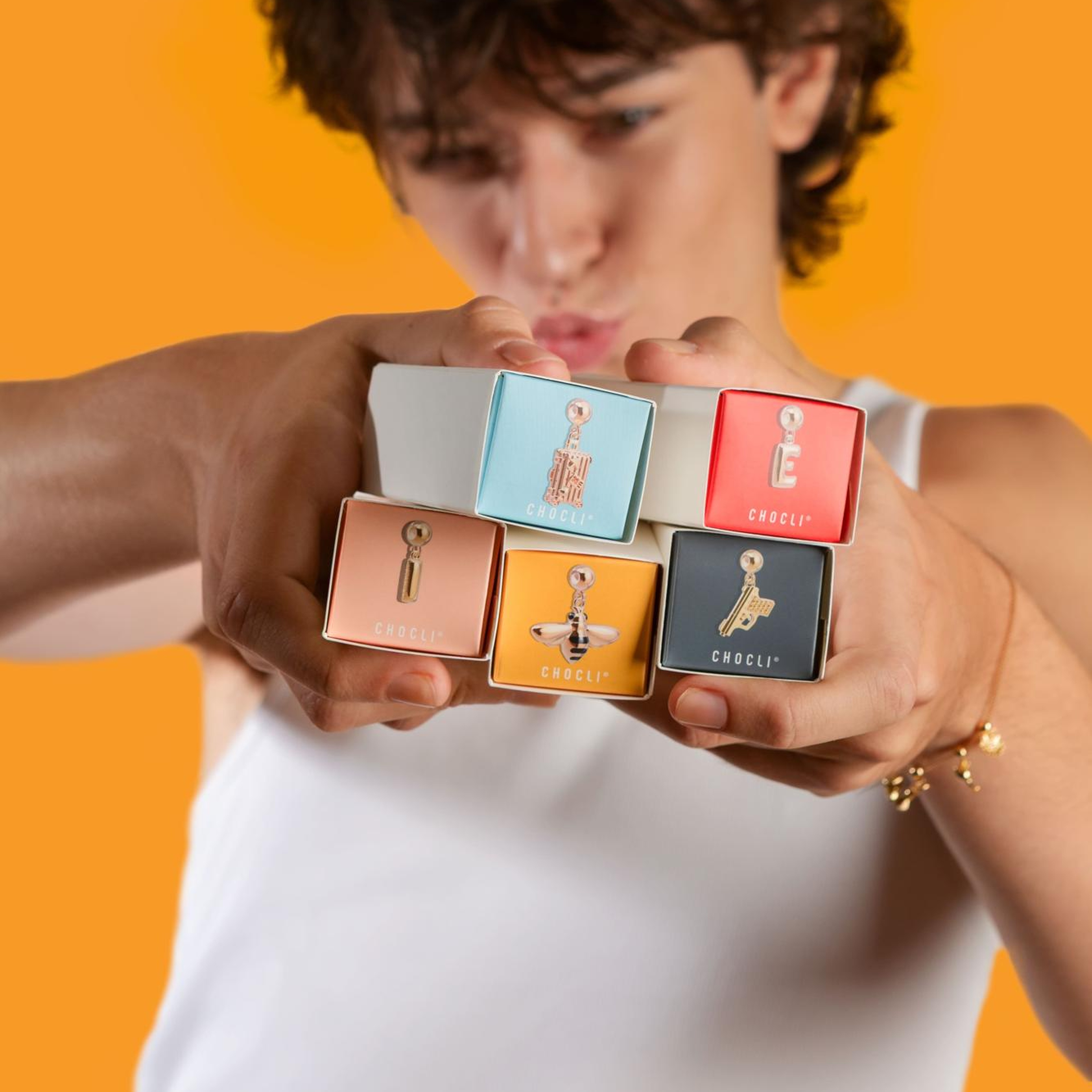 Chocli 18 Ayar Altın Kaplama Charm Rakam - 0 Sıfır