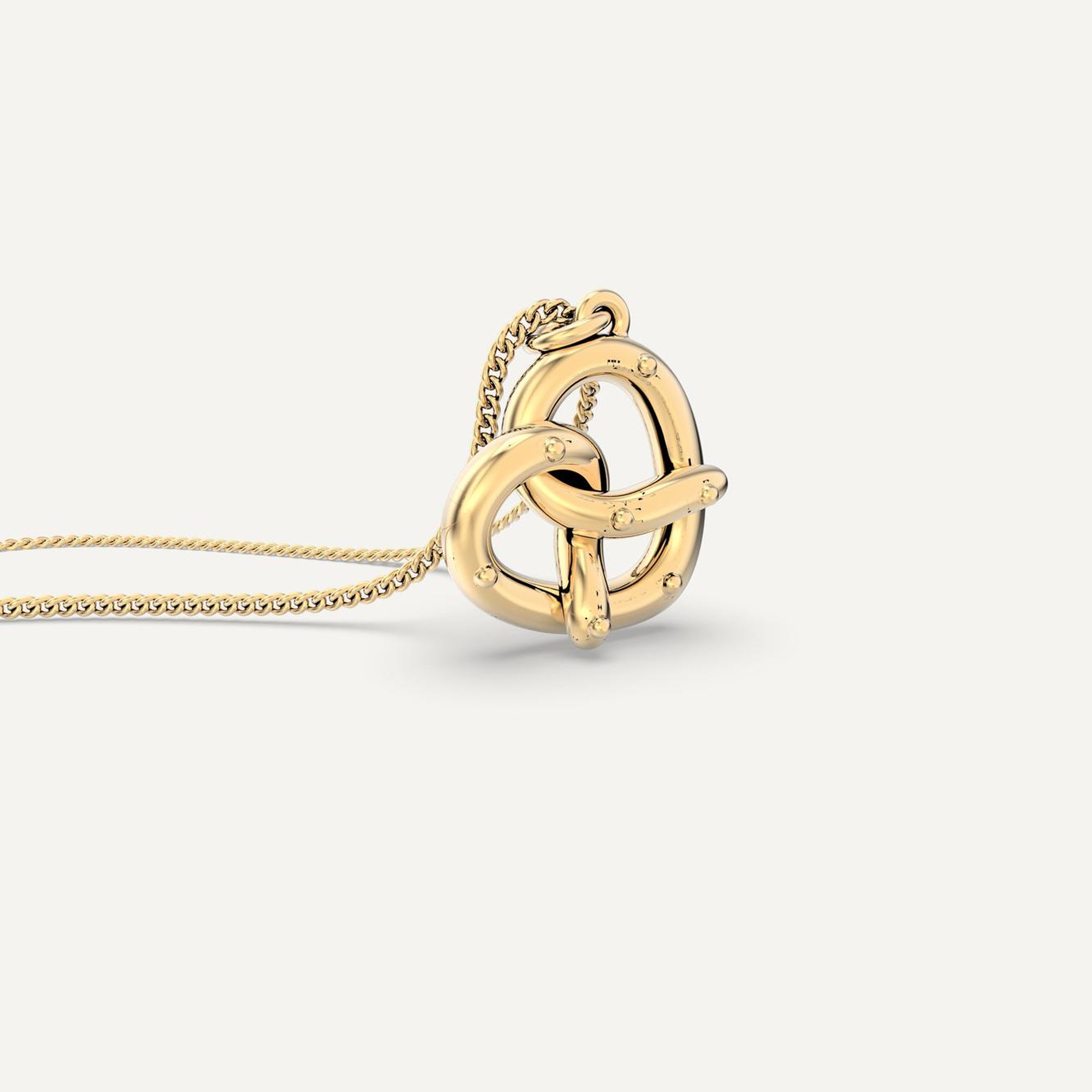 Chocli 18 Ayar Altın Kaplama Kraker Kolye