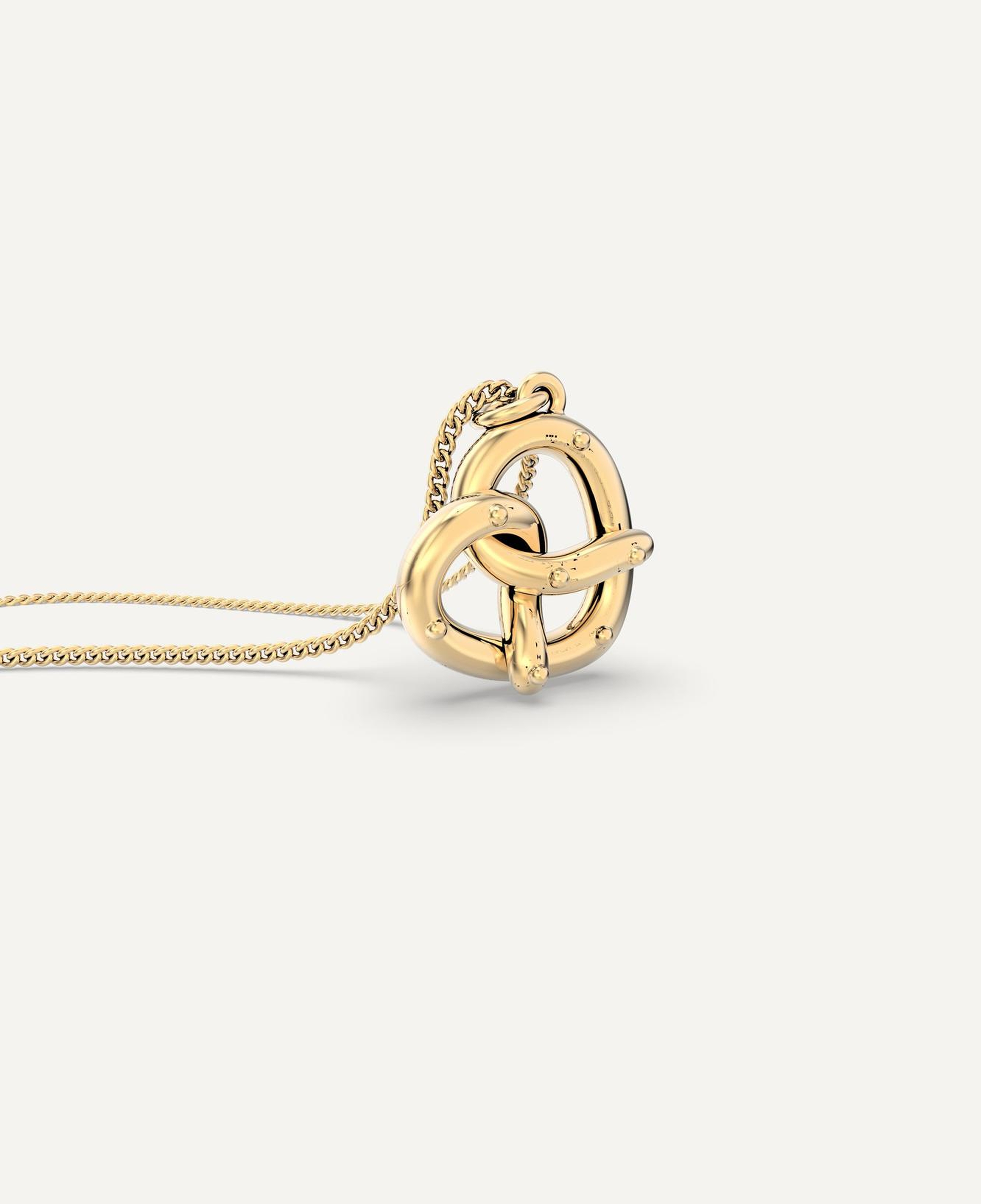 Chocli 18 Ayar Altın Kaplama Kraker Kolye