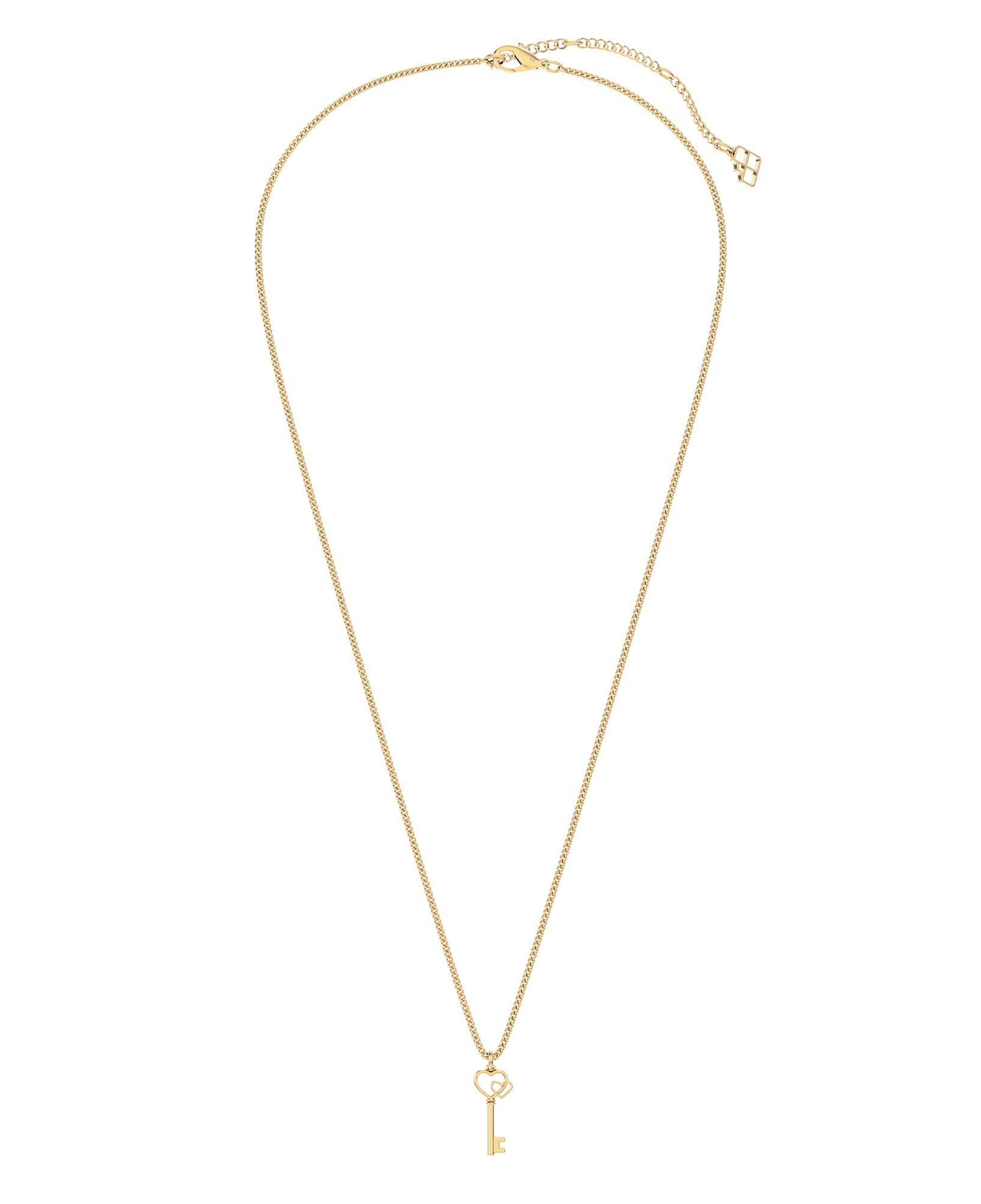Chocli 18 Ayar Altın Kaplama Love Key Kolye