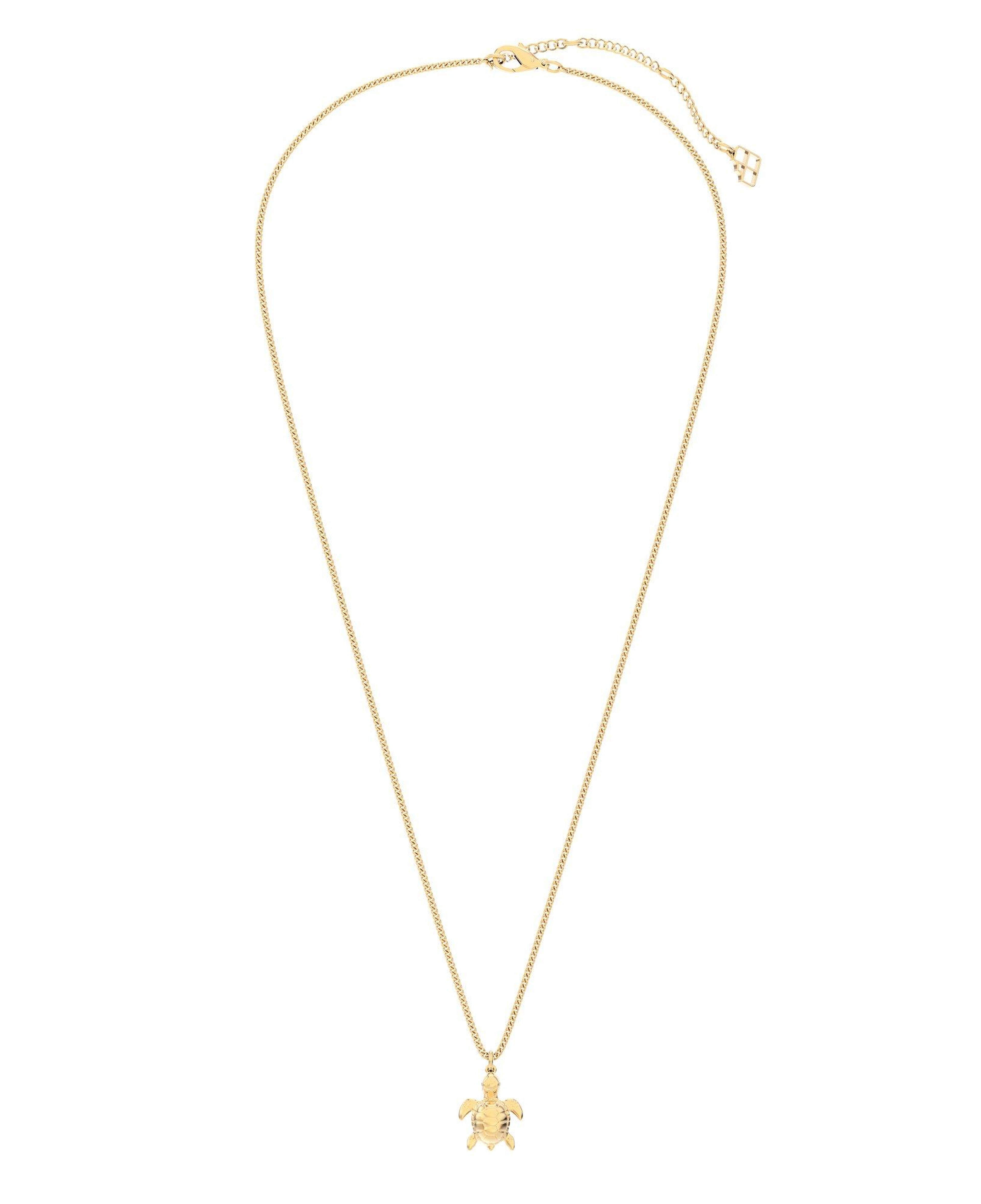 Chocli 18 Ayar Altın Kaplama Kaplumbağa Kolye