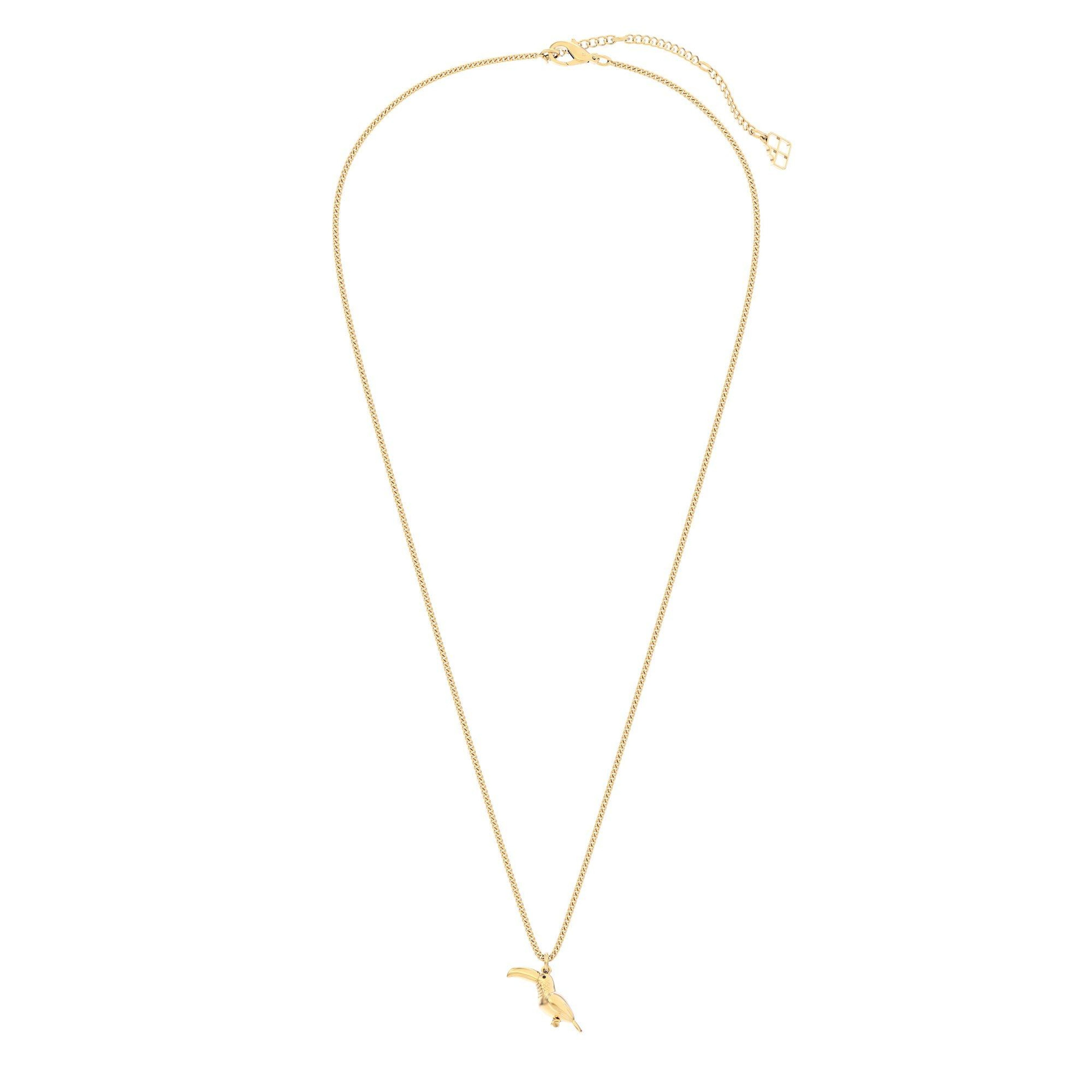 Chocli 18 Ayar Altın Kaplama Tukan Kolye