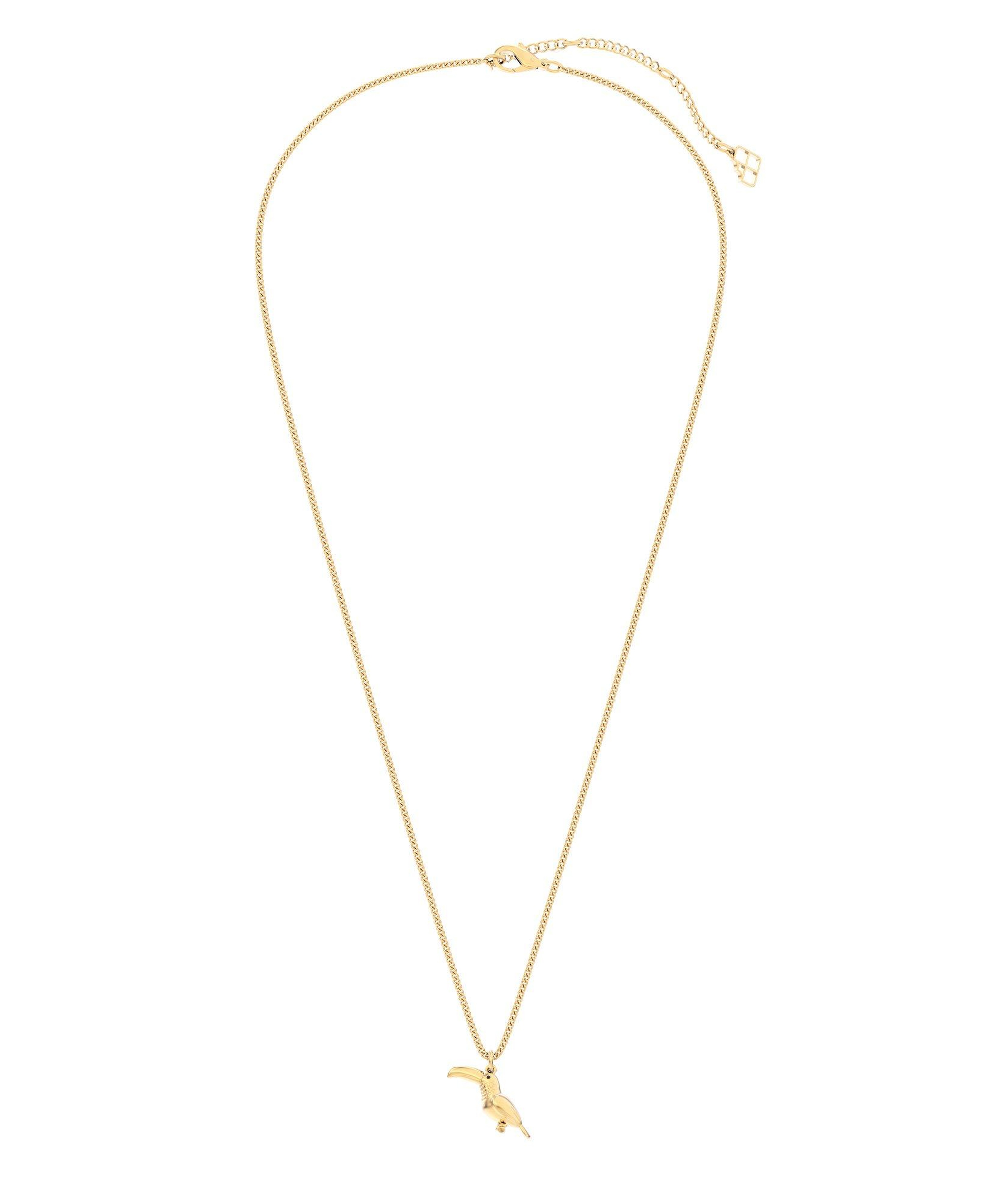 Chocli 18 Ayar Altın Kaplama Tukan Kolye