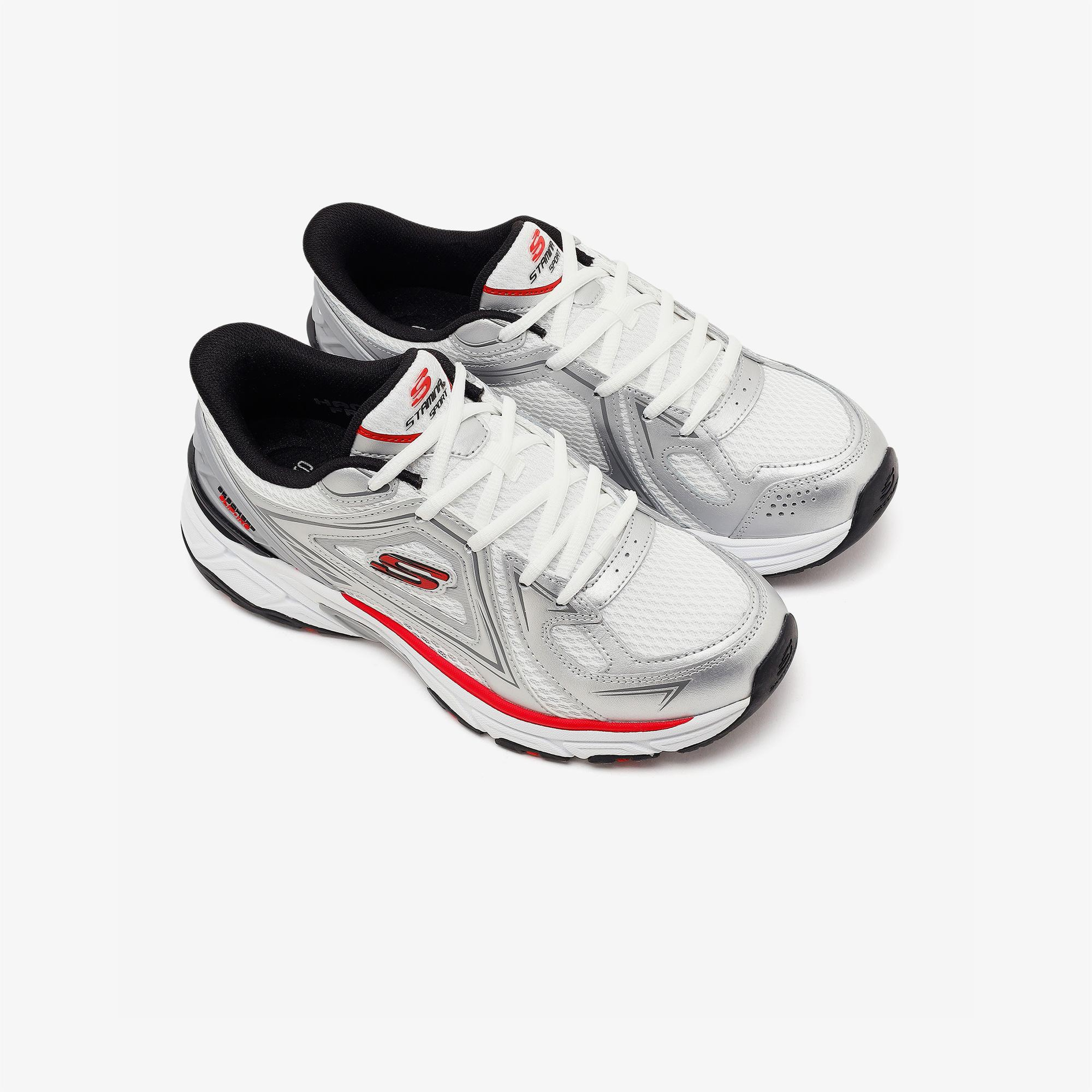 Skechers Stamina Sport Erkek Beyaz Sneaker