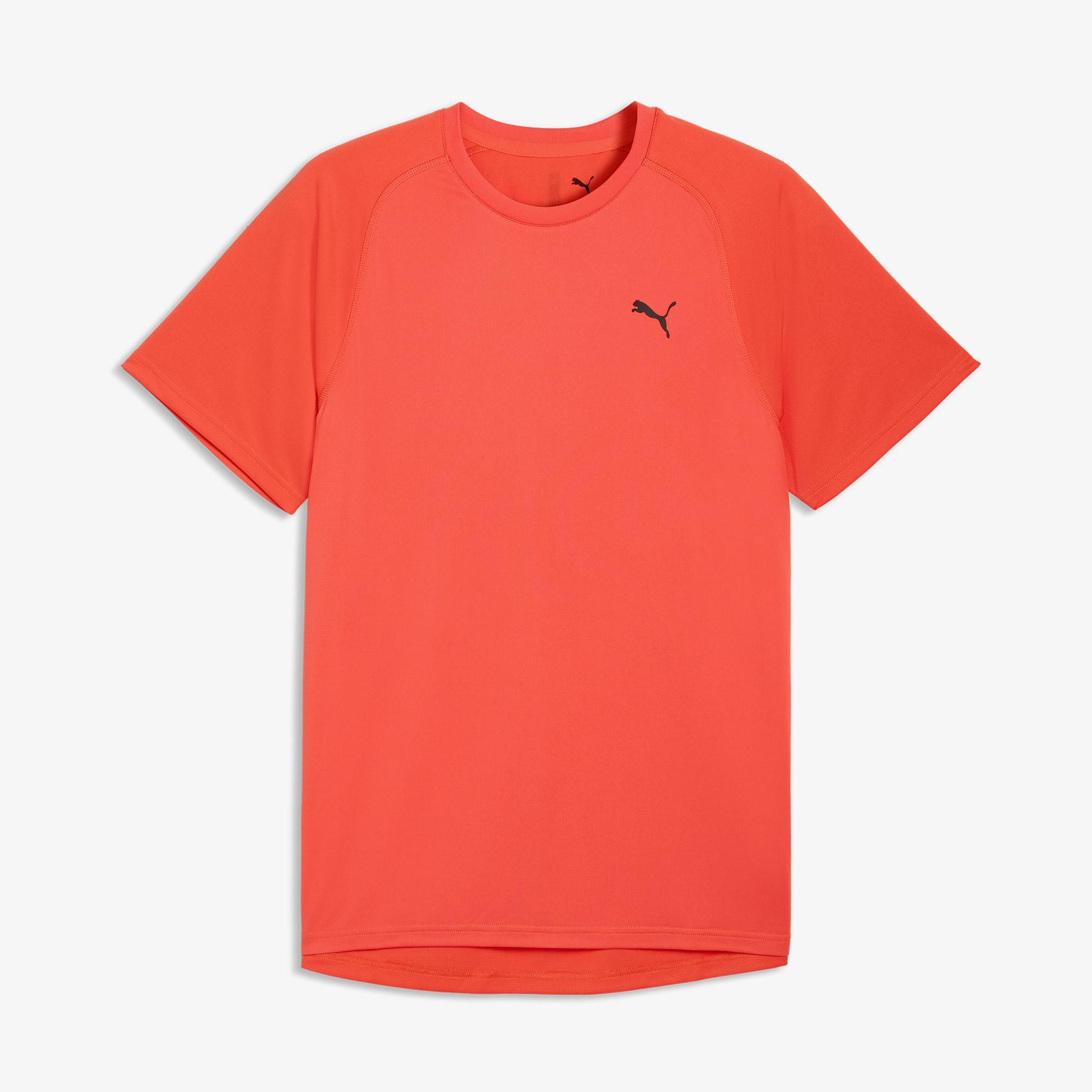 Puma Pwrtrain Fabric Mix Erkek Kırmızı Antrenman T-Shirt