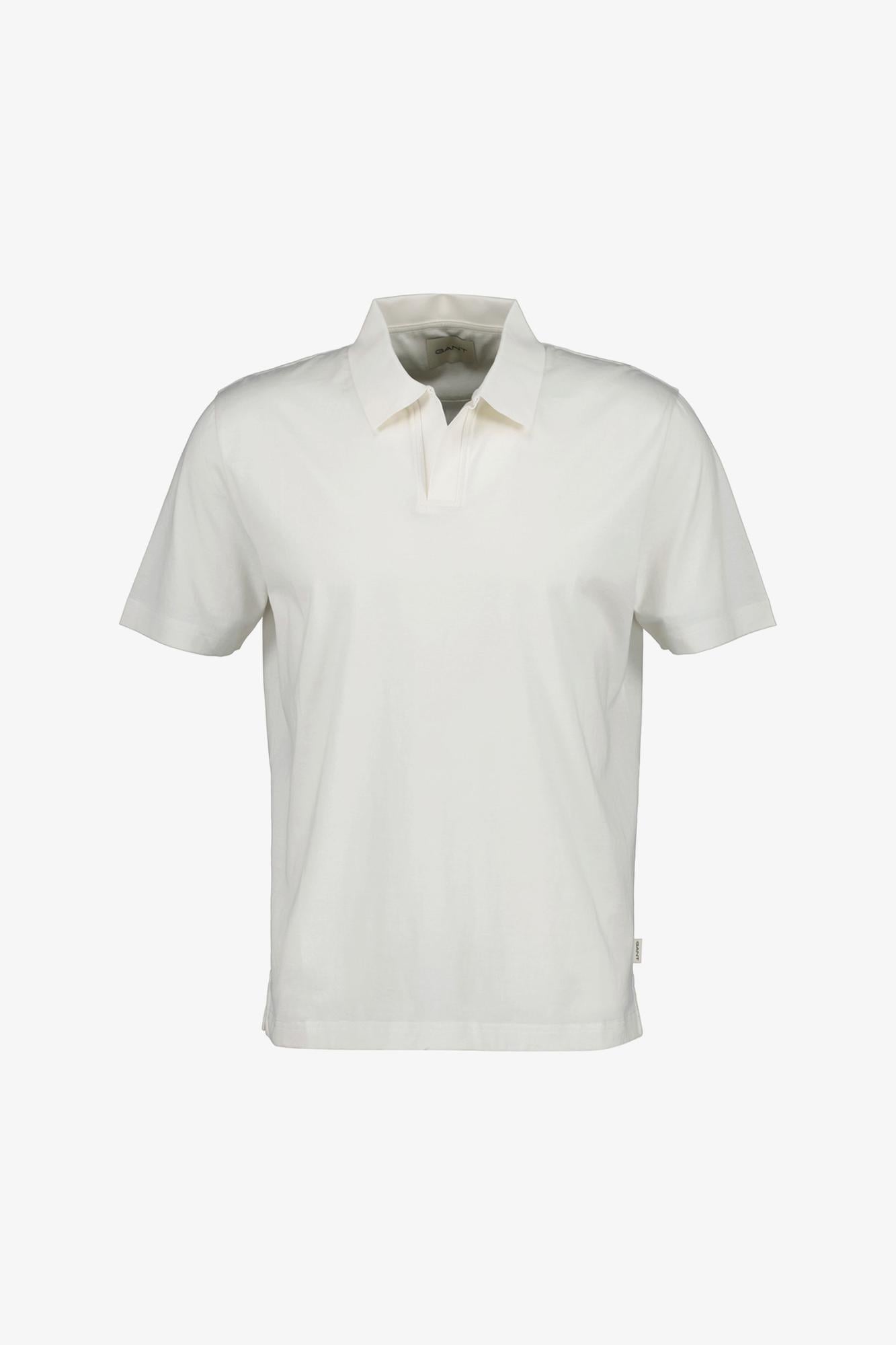 GANT Erkek Beyaz Regular Fit Polo Yaka T-Shirt