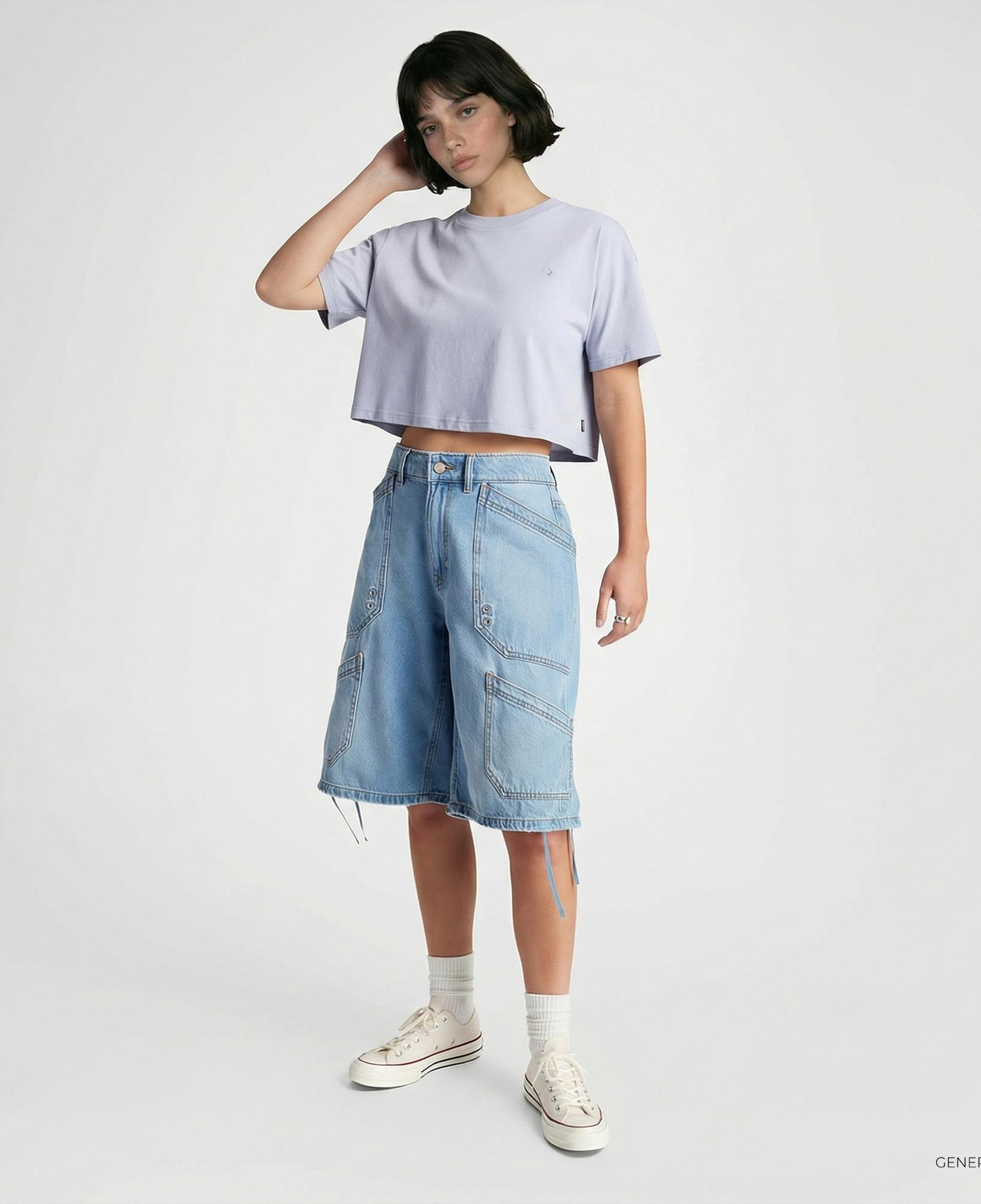 Converse Kadın Lila T-Shirt