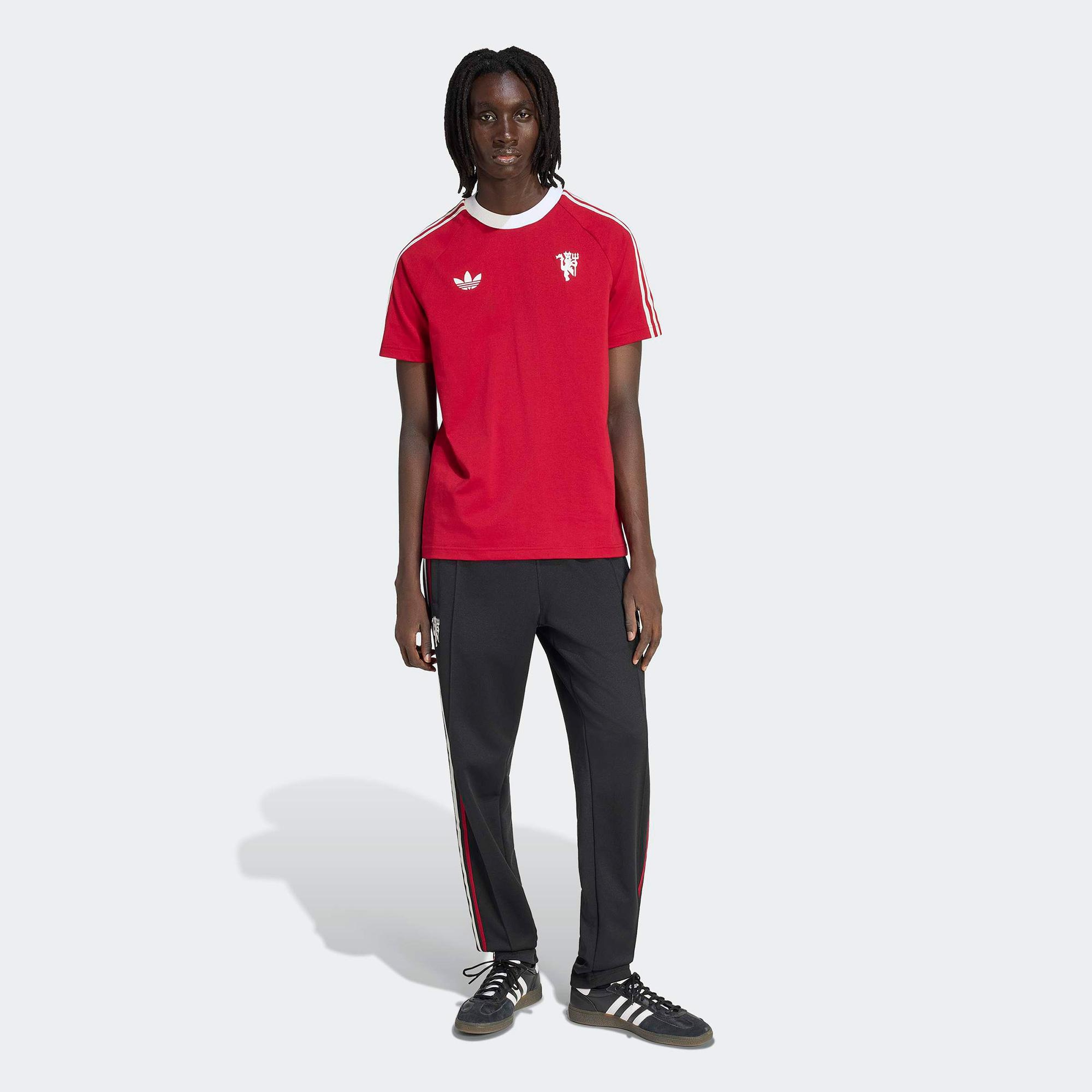 adidas Manchester United FC Erkek Bordo T-Shirt