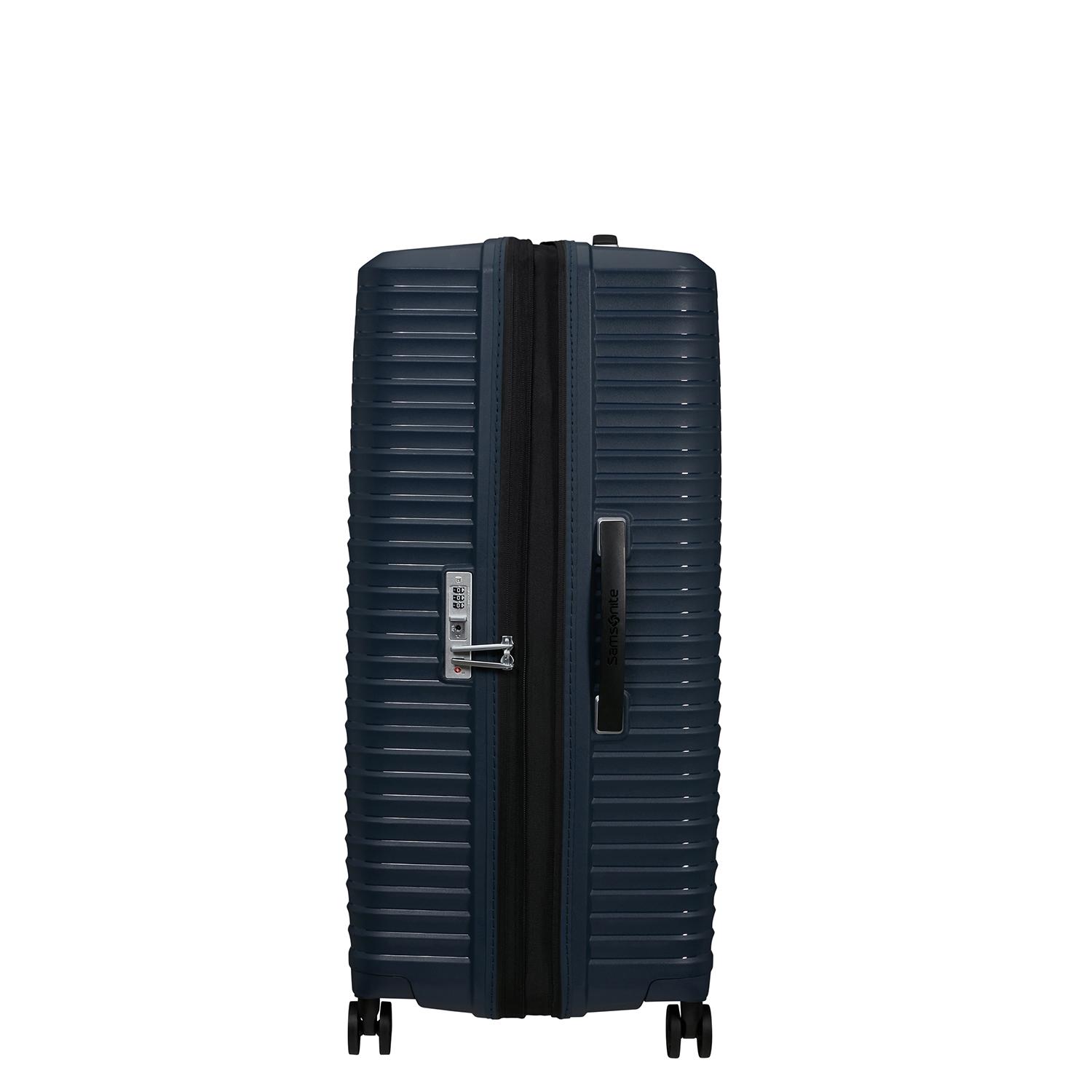 Samsonite Lacivert Upscape Spinner Körüklü 81/30 Ekstra Büyük Boy Valiz