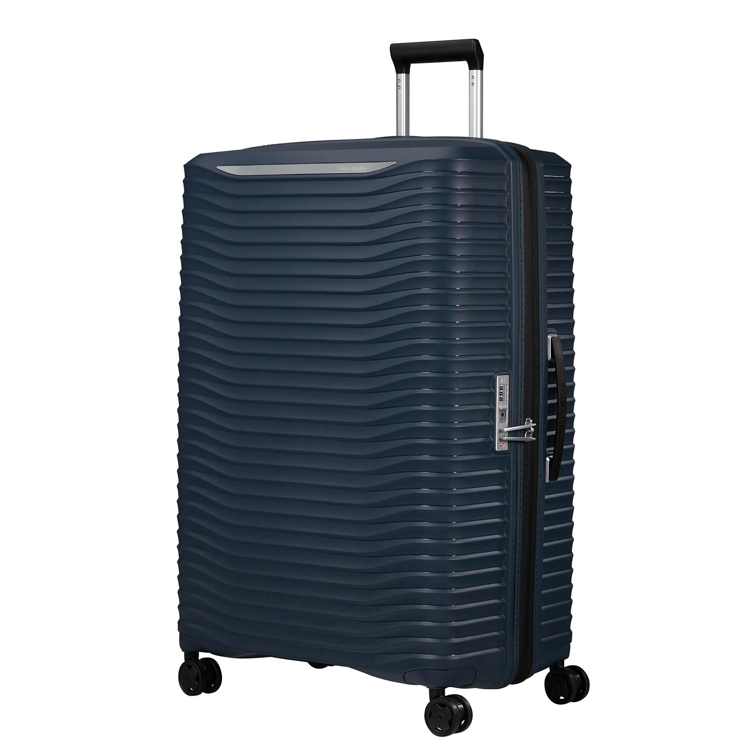 Samsonite Lacivert Upscape Spinner Körüklü 81/30 Ekstra Büyük Boy Valiz