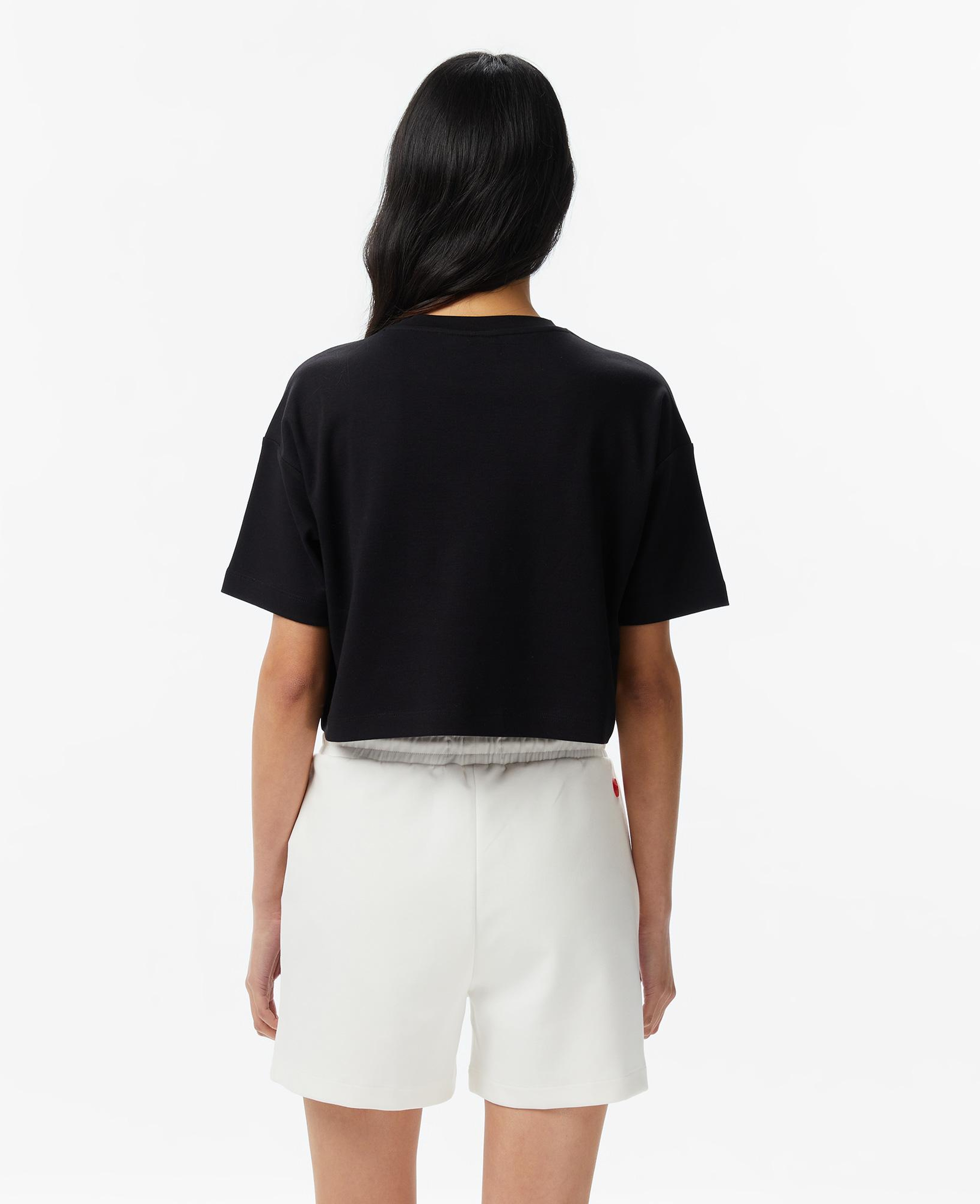 UNITED4 Regular Fit Kadın Siyah T-Shirt