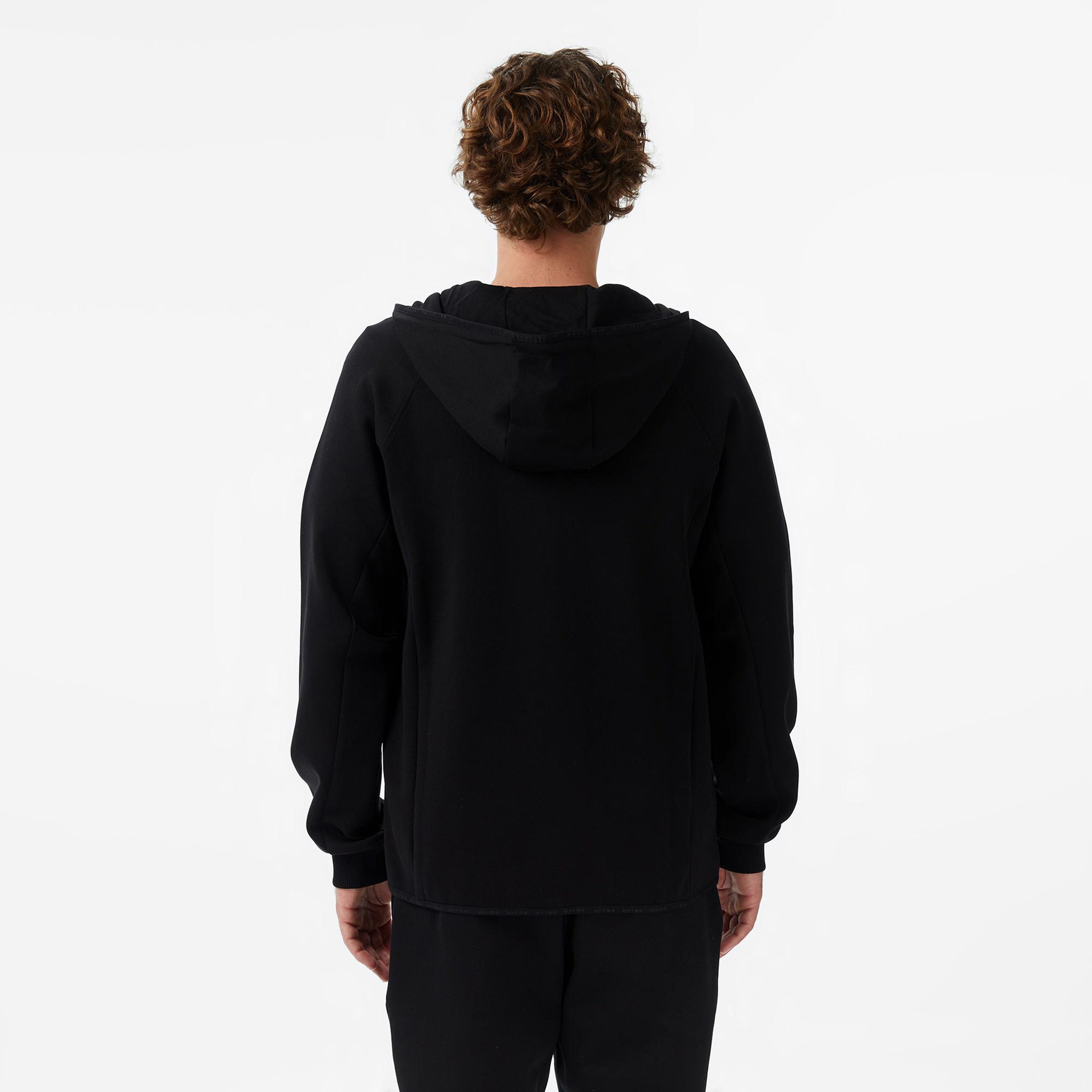 UNITED4 Regular Fit Erkek Siyah Sweatshirt