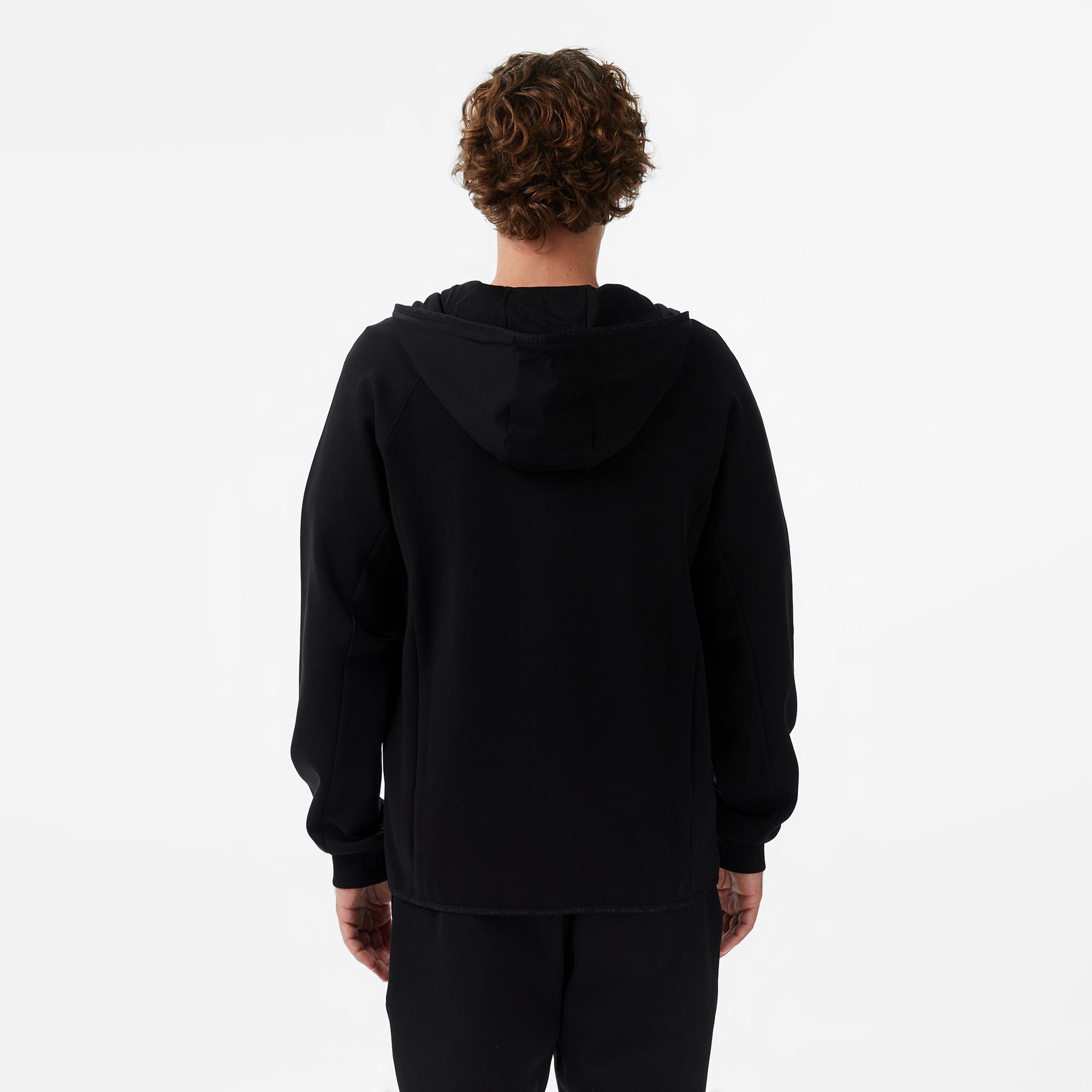 UNITED4 Regular Fit Erkek Siyah Sweatshirt