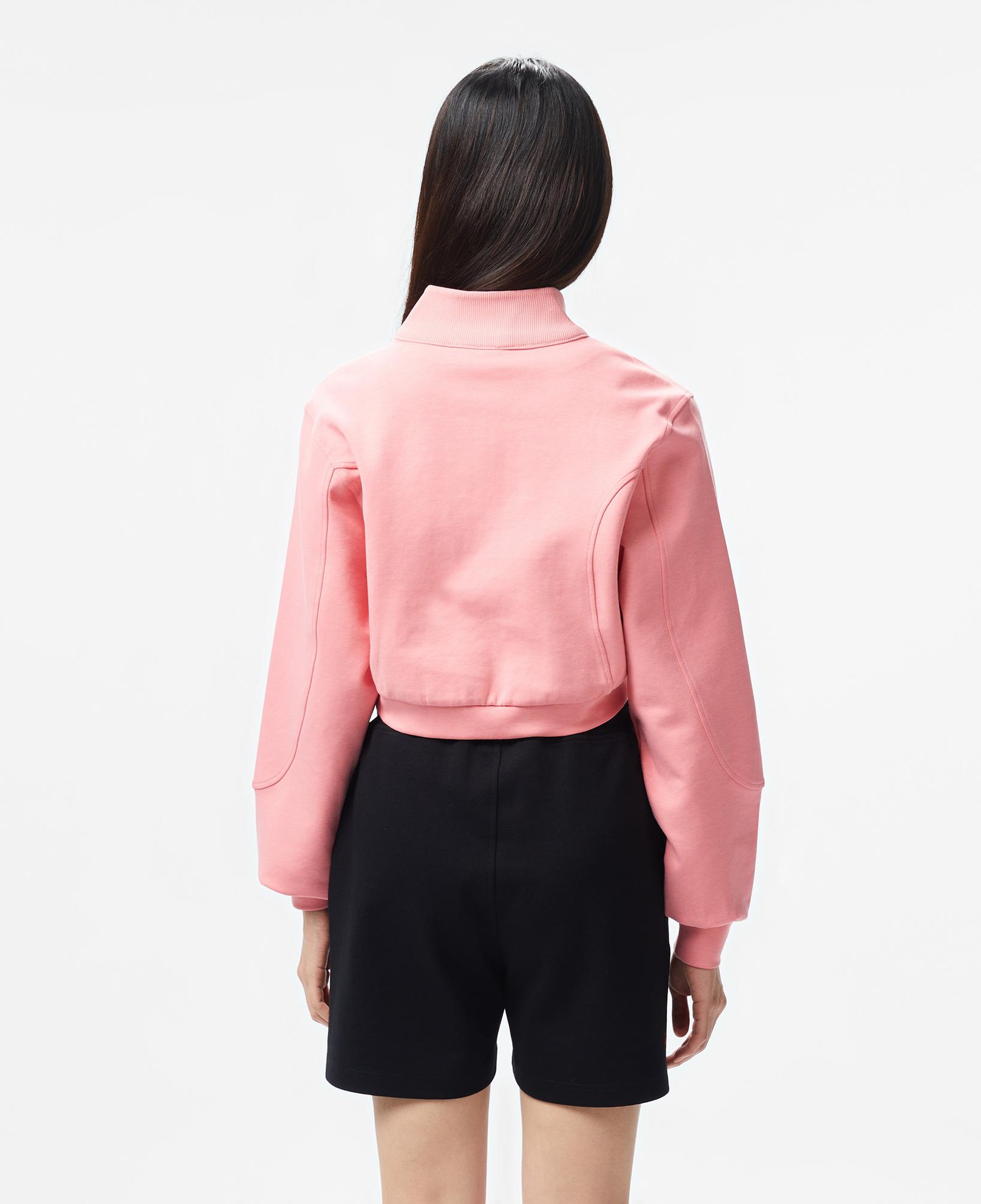 UNITED4 Örme Crop Kadın Pembe Sweatshirt