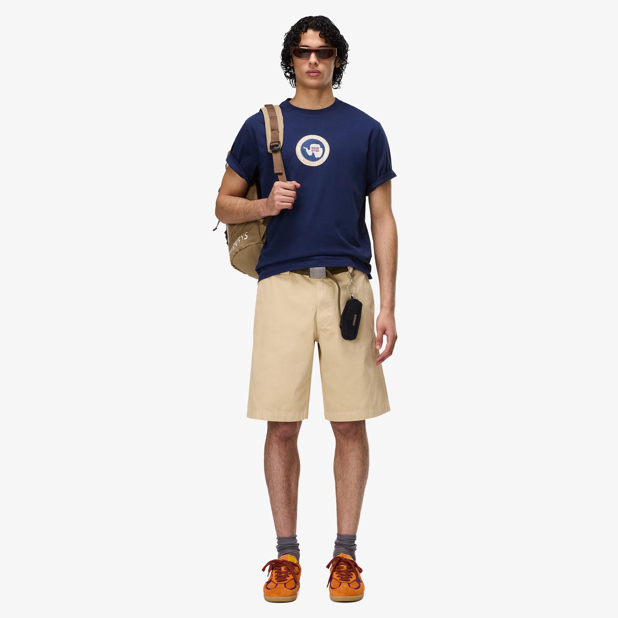 Napapijri S-Phos Erkek Mavi T-Shirt