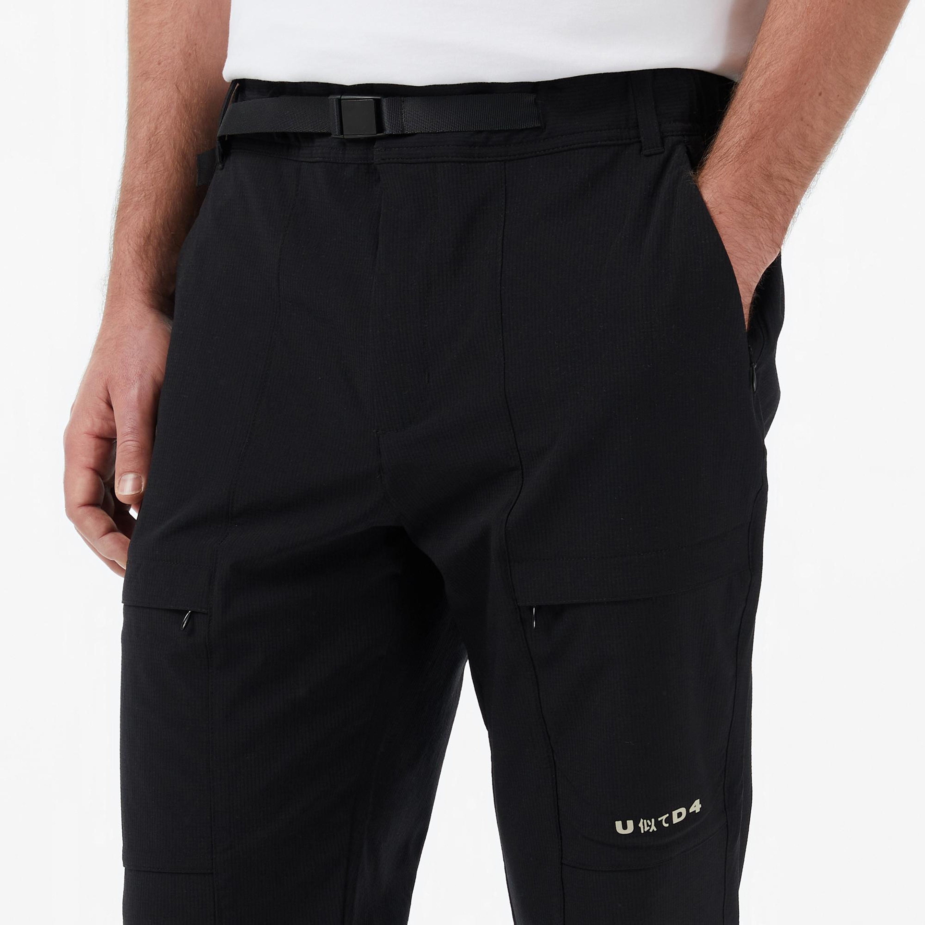 UNITED4 Regular Fit Erkek Siyah Pantolon