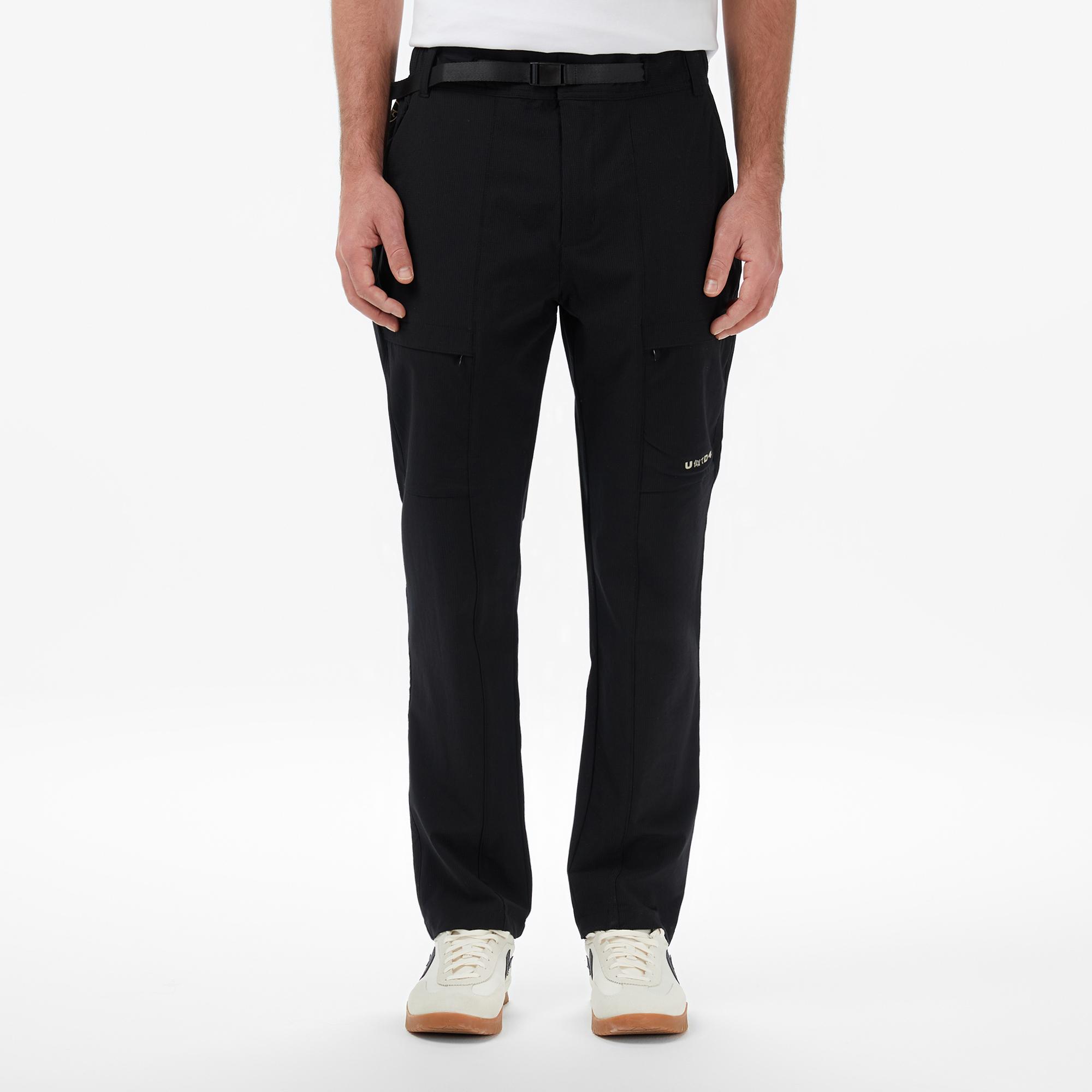 UNITED4 Regular Fit Erkek Siyah Pantolon