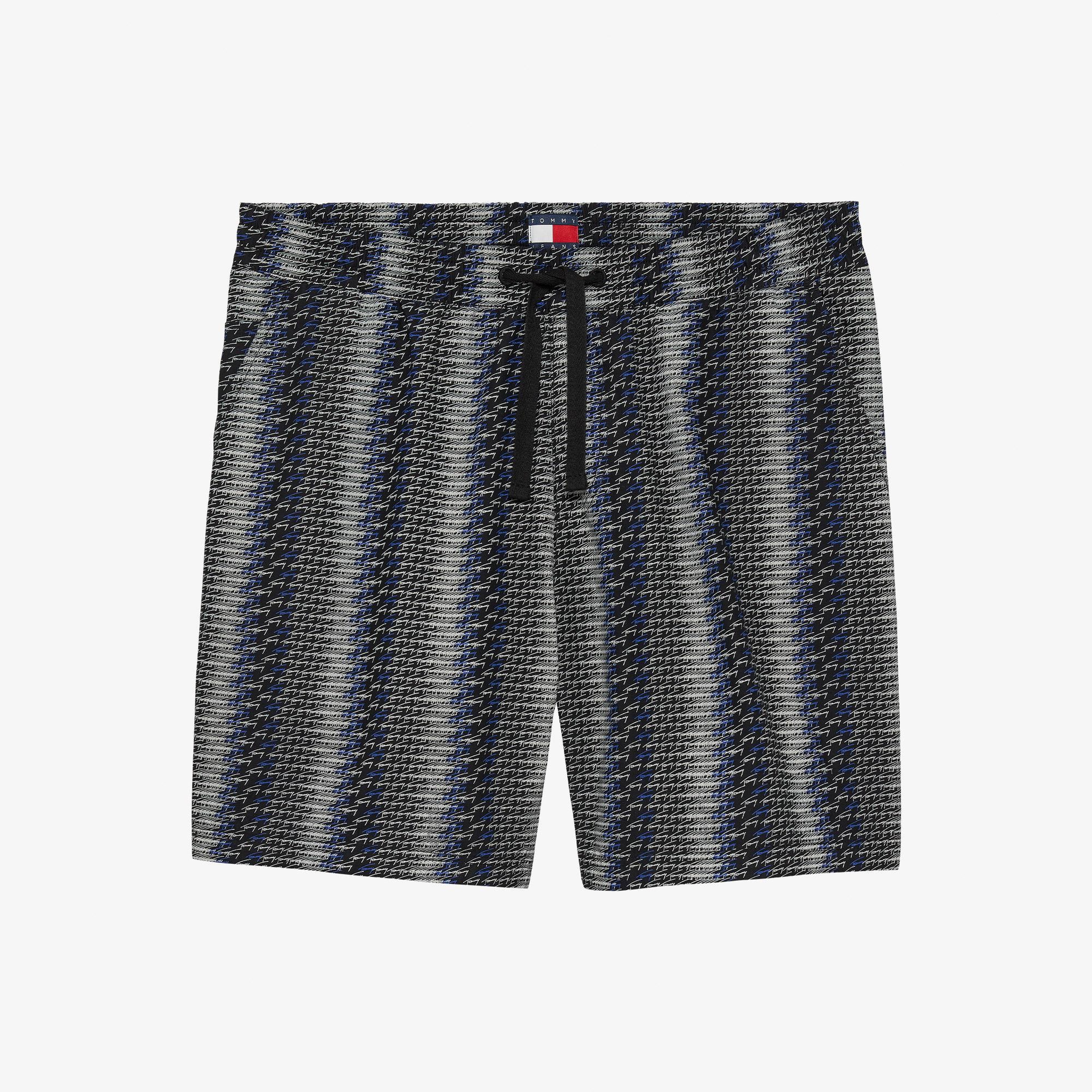 Tommy Hilfiger Aop Erkek Siyah Şort