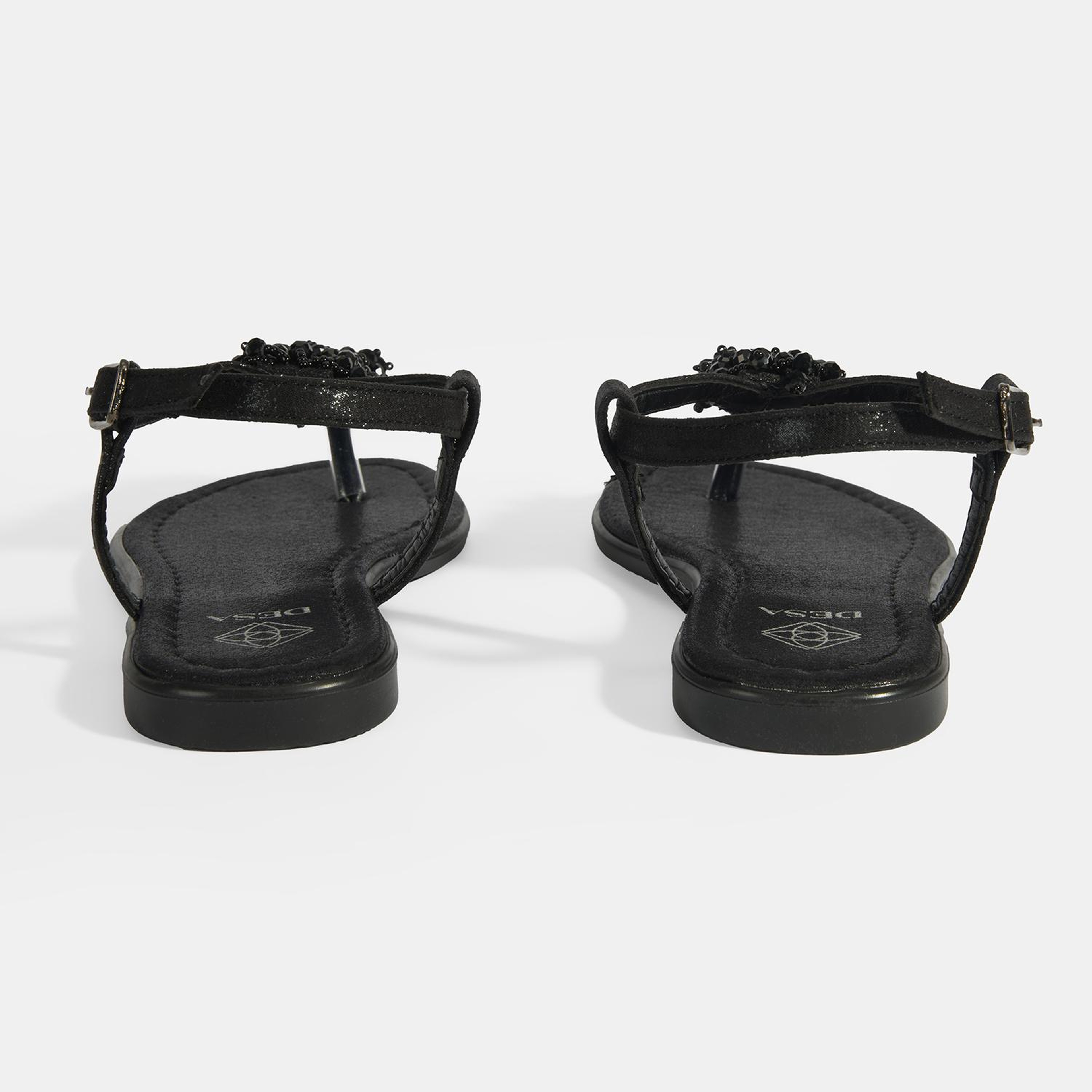 Kadın Siyah Parmak Arası Sandalet