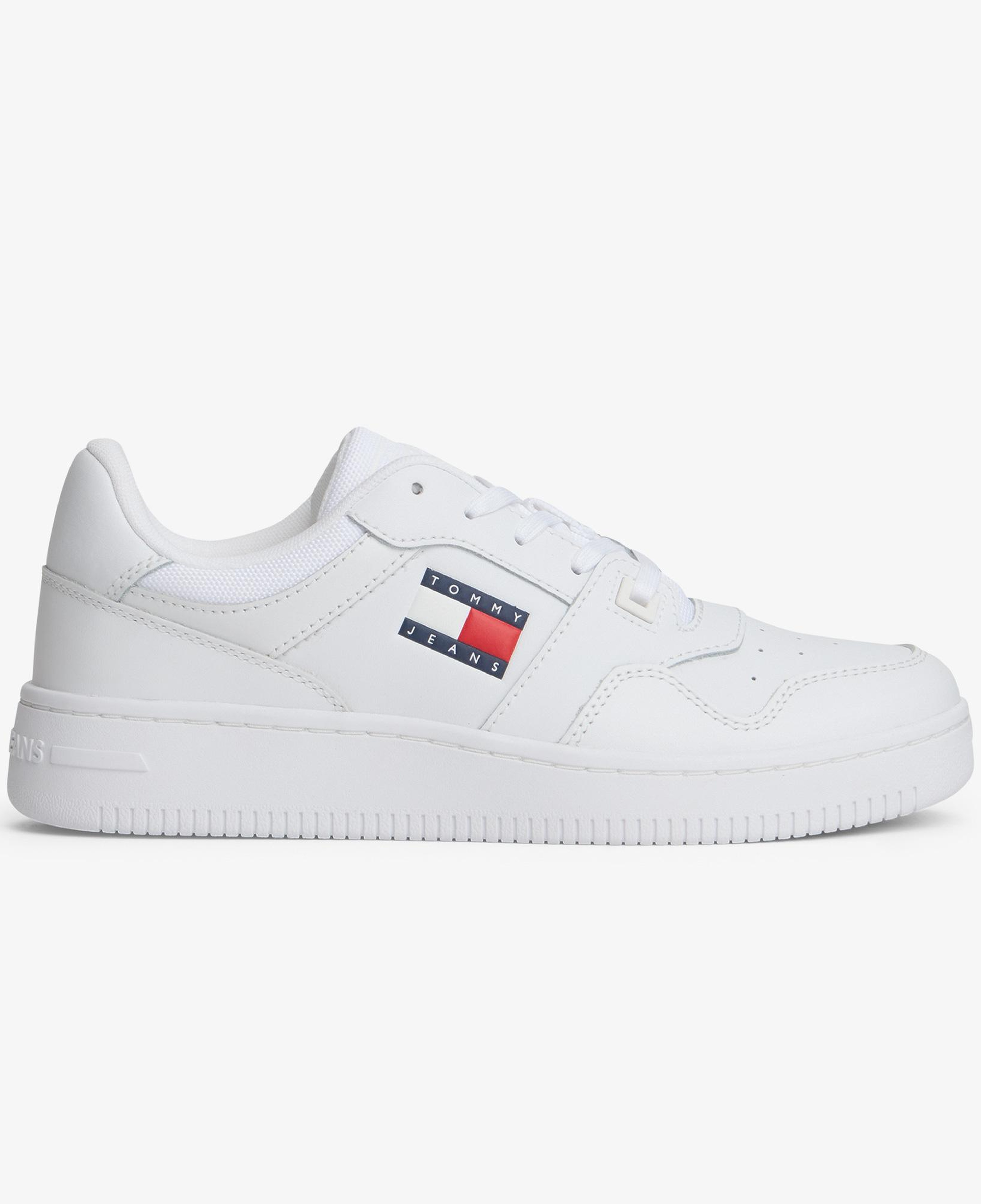 Tommy Hilfiger Retro Basket Kadın Beyaz Spor Ayakkabı