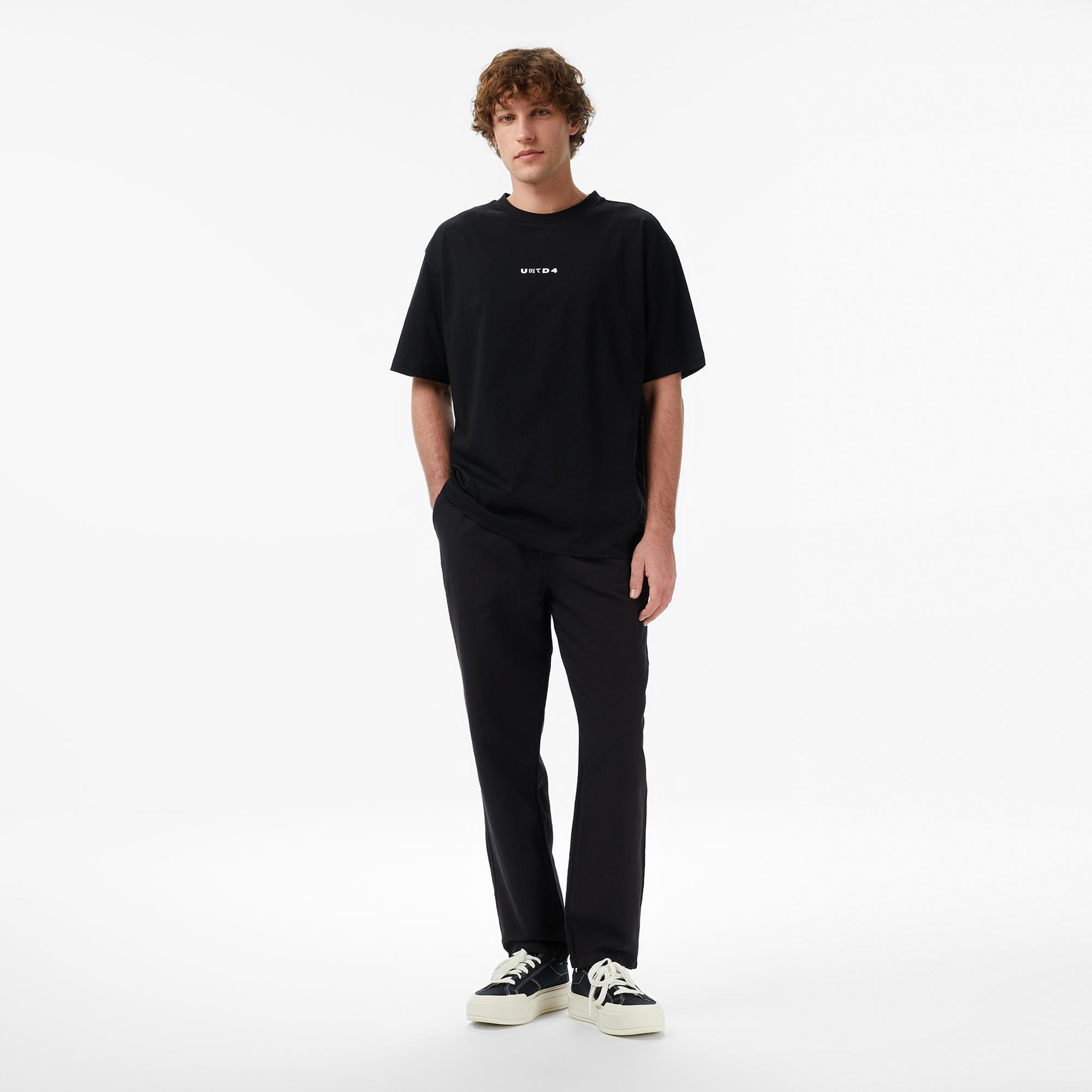 UNITED4 Regular Fit Erkek Siyah Pantolon