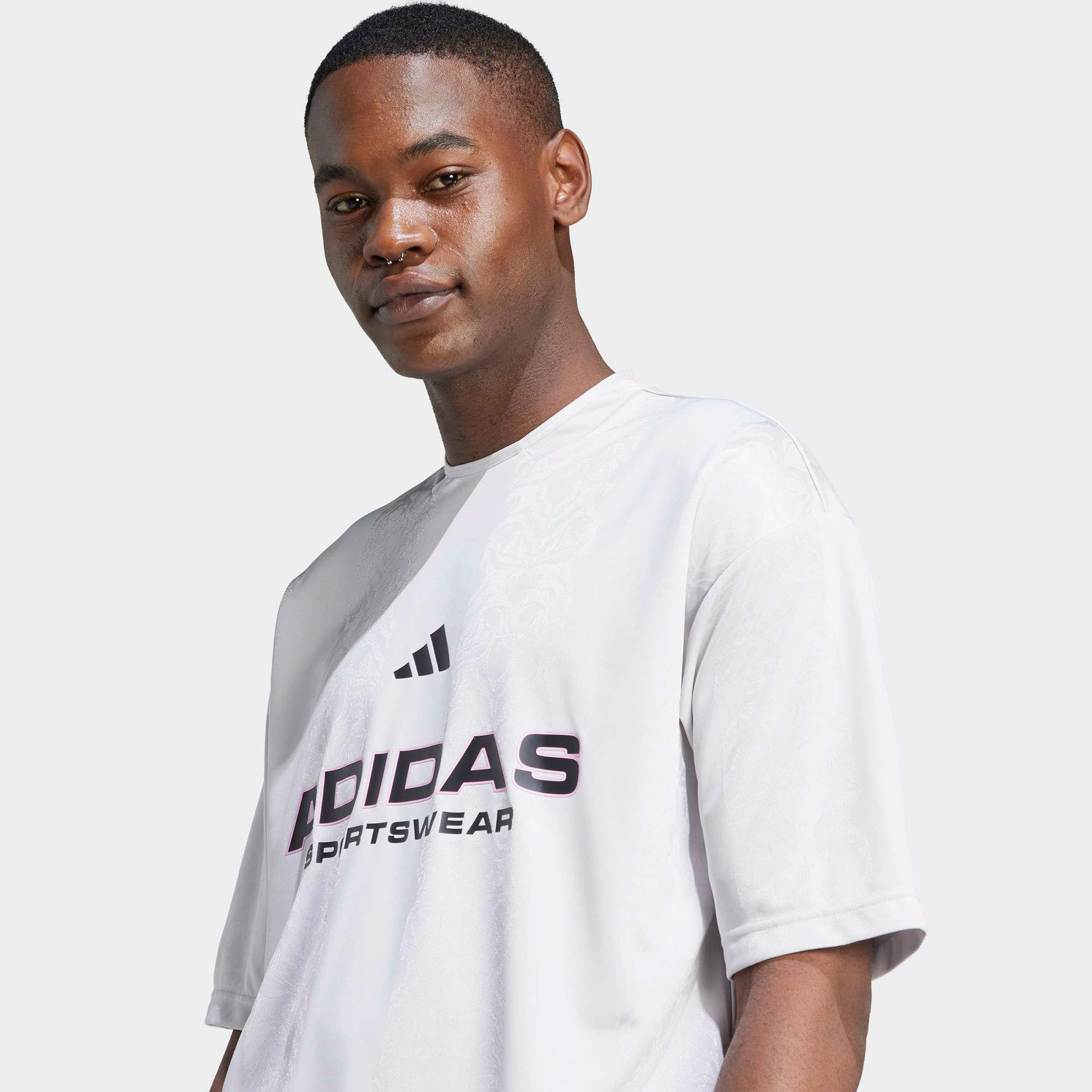 adidas Common Goal Erkek Gri T-Shirt