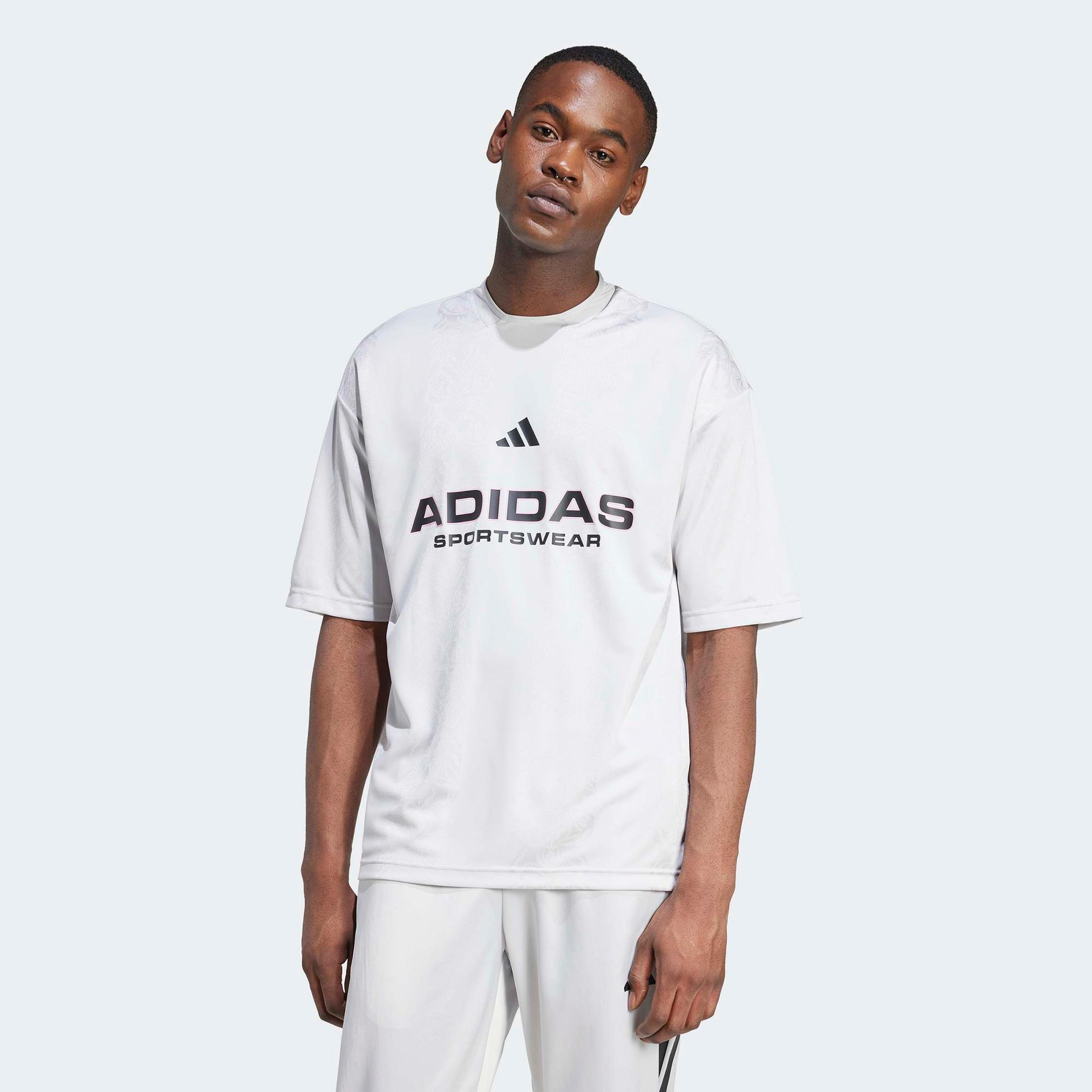 adidas Common Goal Erkek Gri T-Shirt