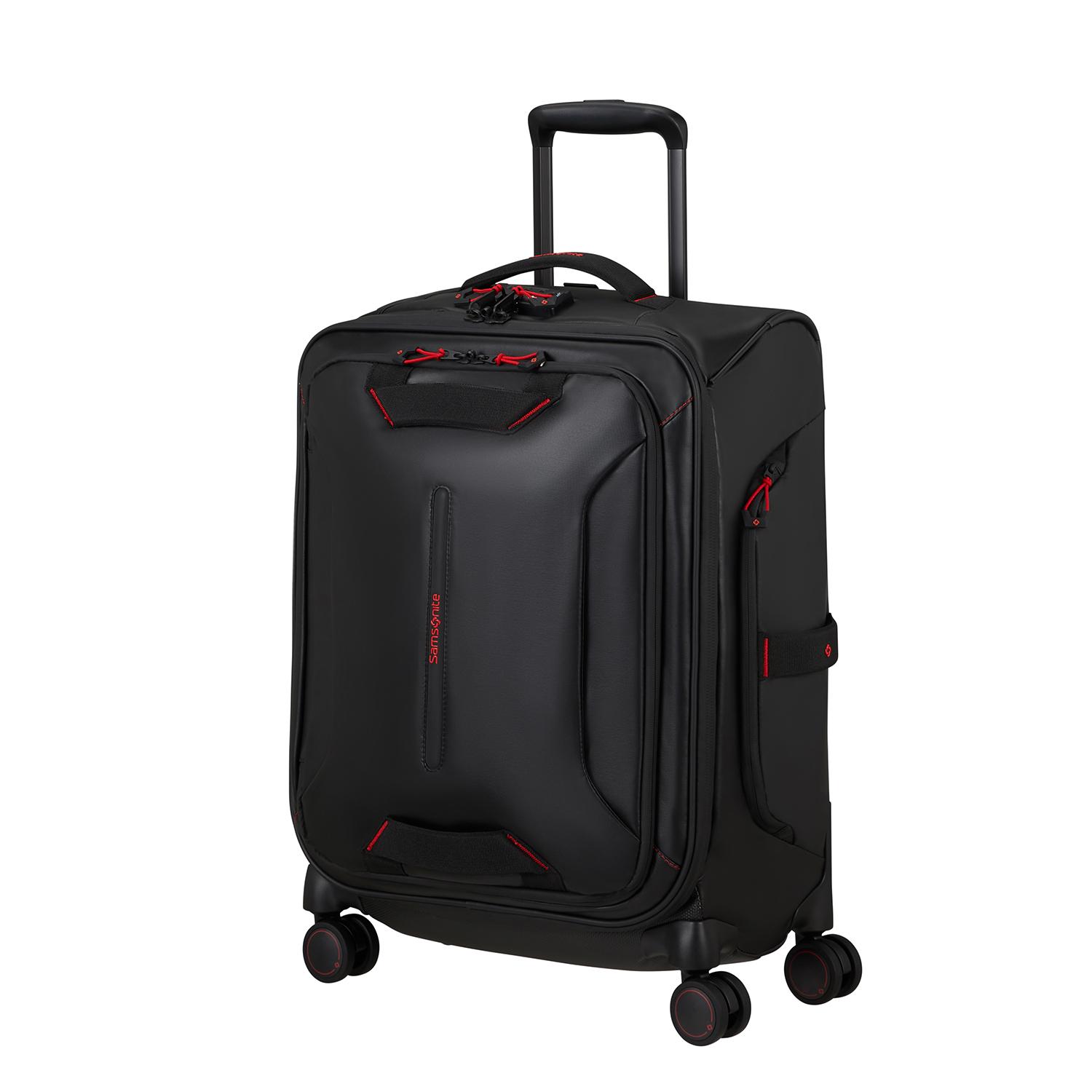 Samsonite Siyah Ecodiver - 4 Tekerlekli Duffle 55 cm Kabin Boy Valiz