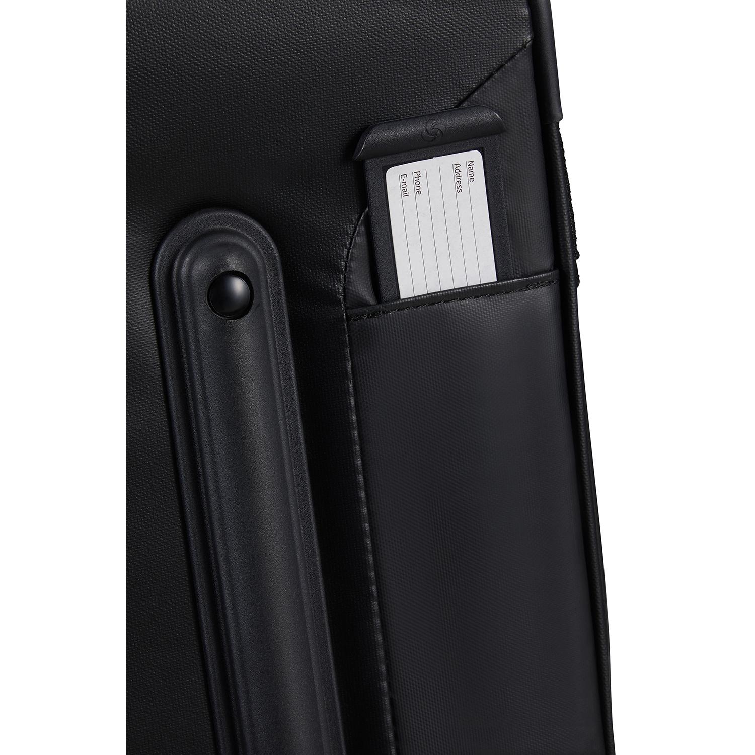 Samsonite Siyah Ecodiver - 4 Tekerlekli Duffle 55 cm Kabin Boy Valiz