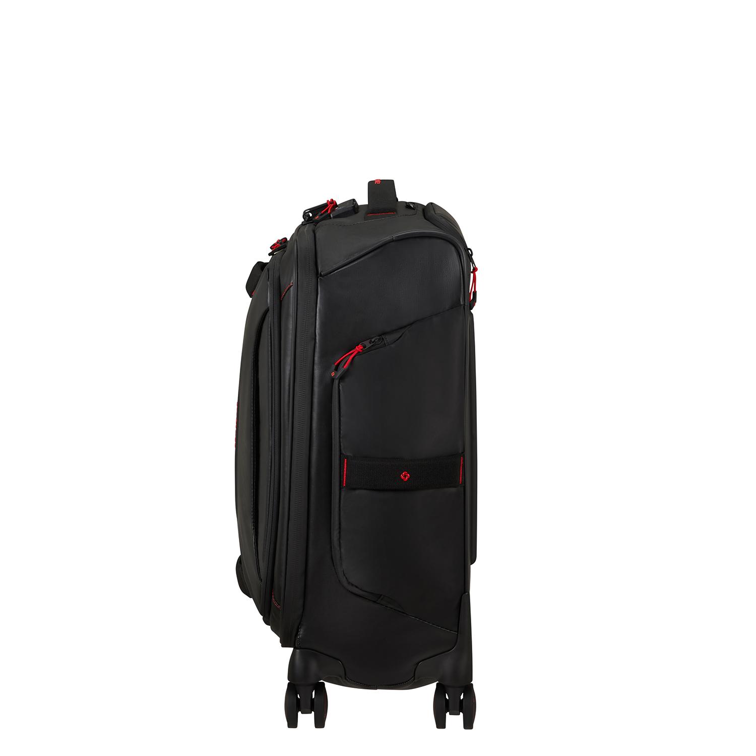 Samsonite Siyah Ecodiver - 4 Tekerlekli Duffle 55 cm Kabin Boy Valiz