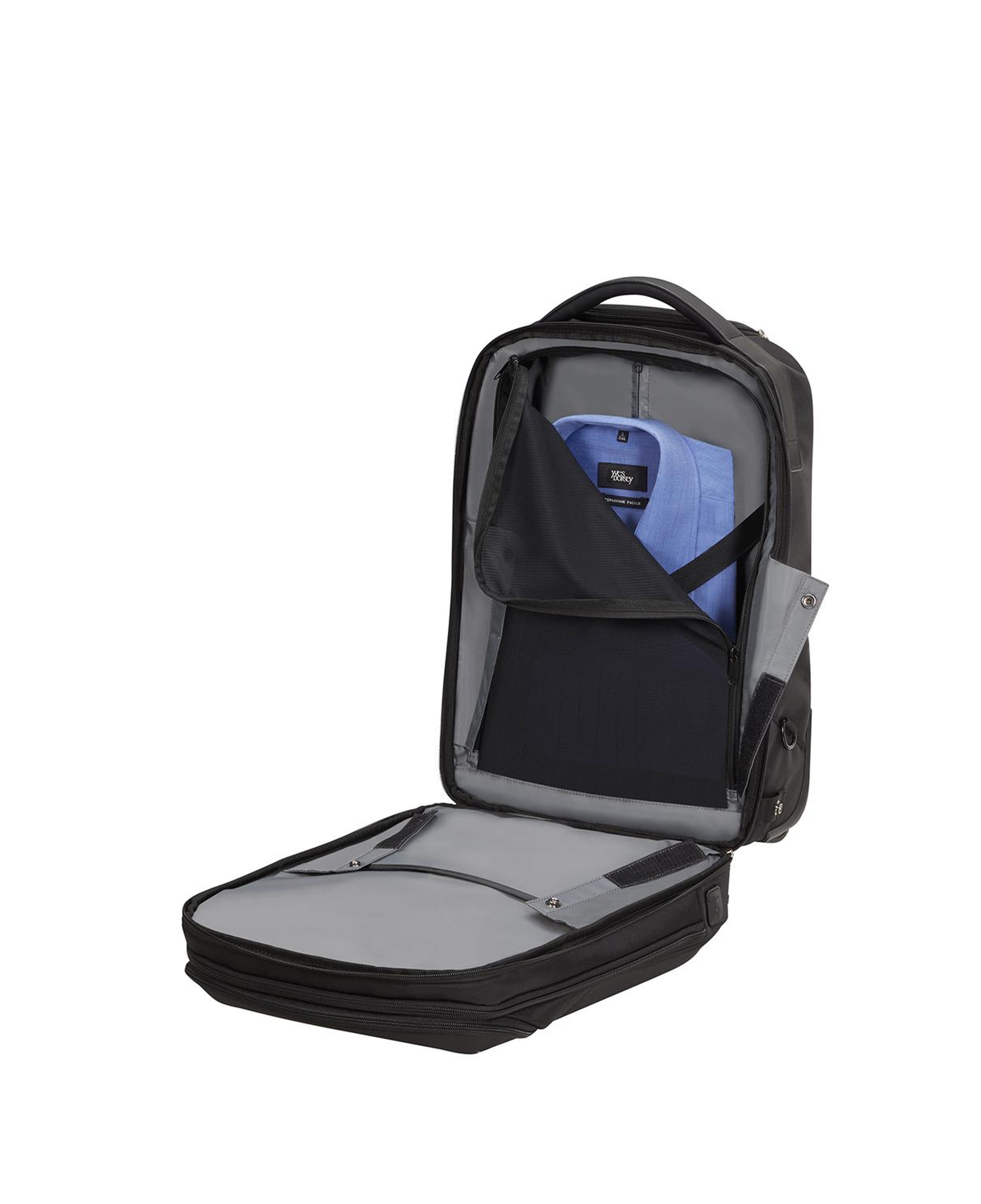 Samsonite Siyah Litepoint - 2 Tekerlekli Laptop Sırt Çantası 17.3"