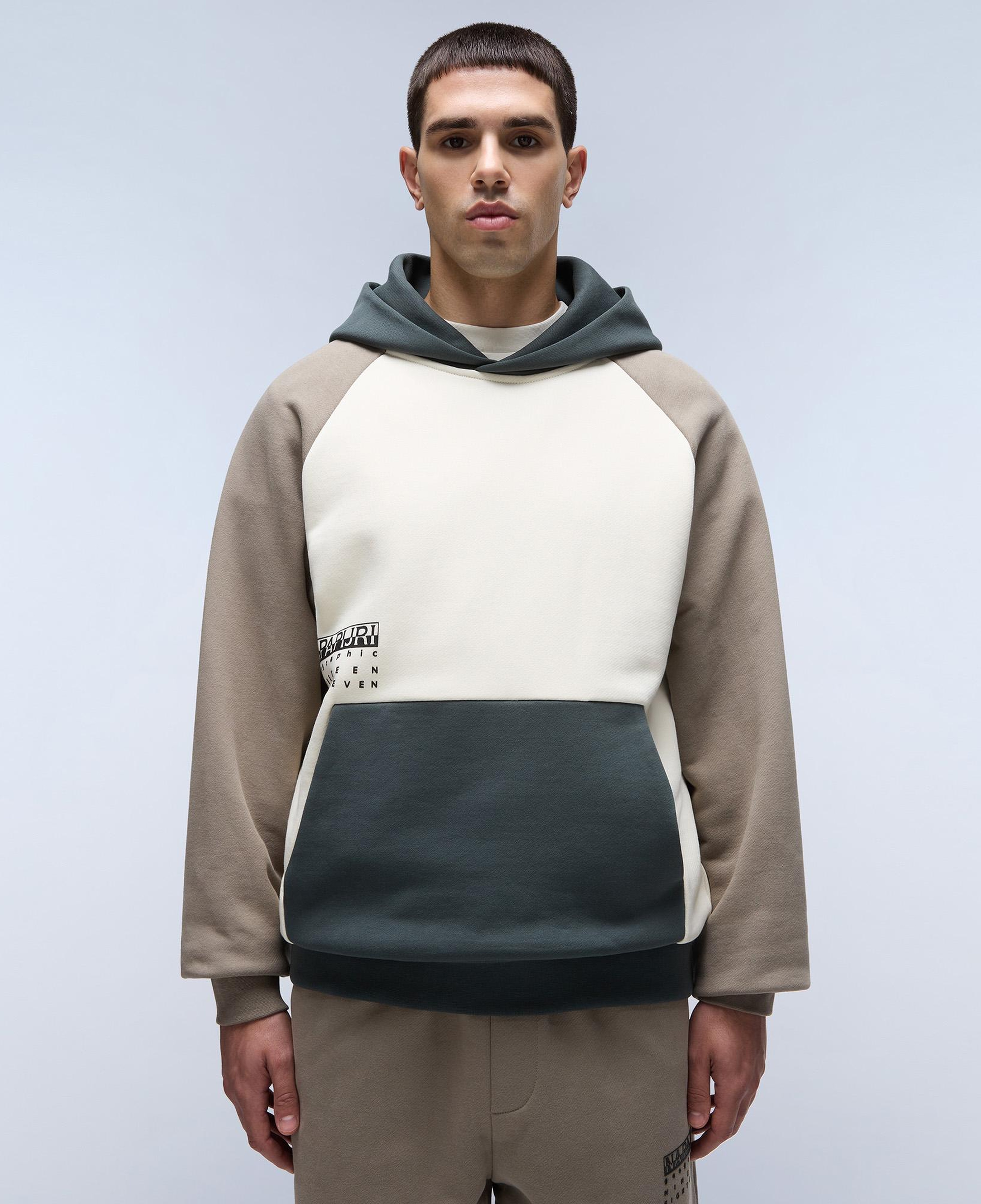 Napapijri B-Premium H Erkek Krem Sweatshirt