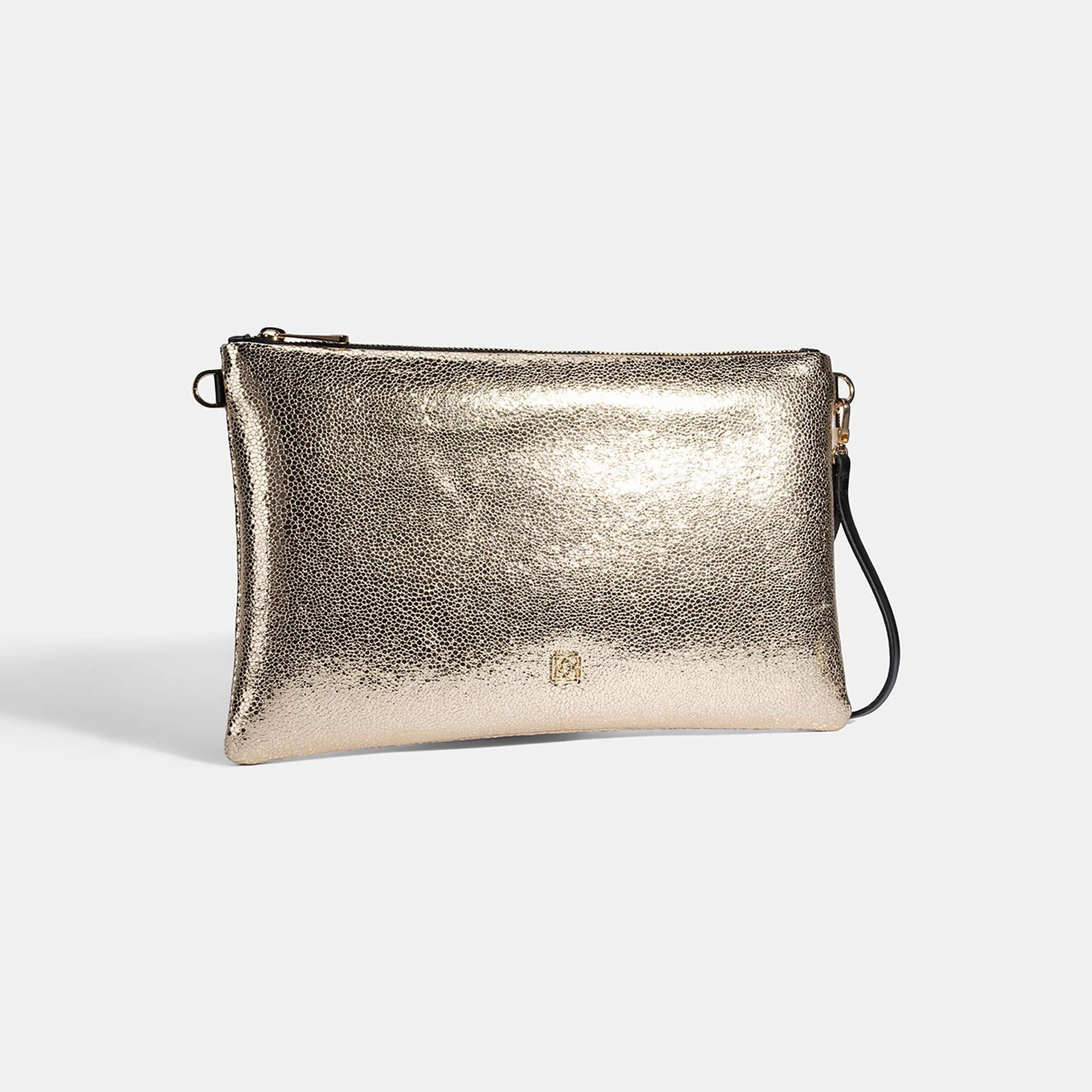 Kadın Gold Omuz Askılı Portföy Çanta