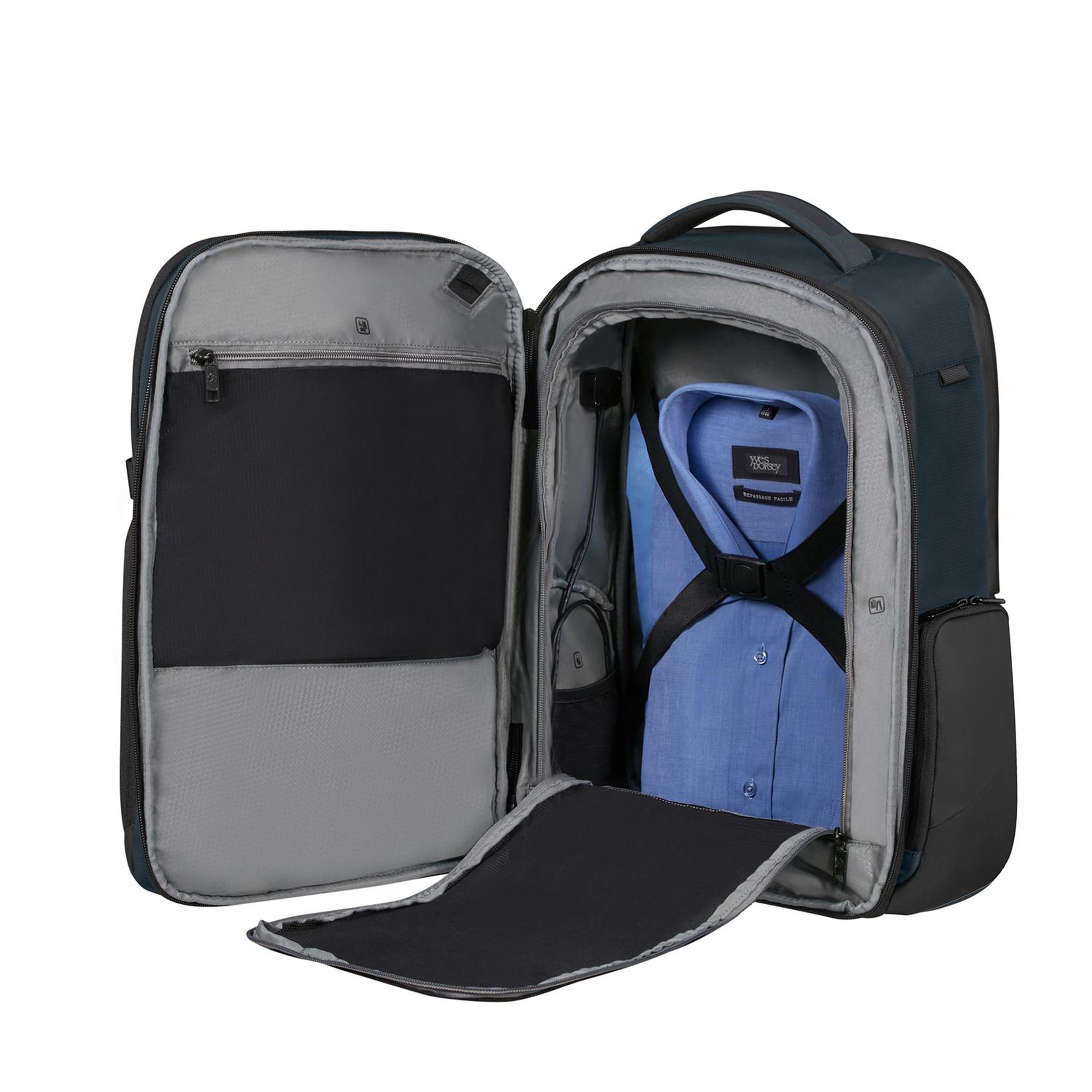 Samsonite Lacivert Biz2go - Körüklü Sırt Çantası 17.3" Overnıght