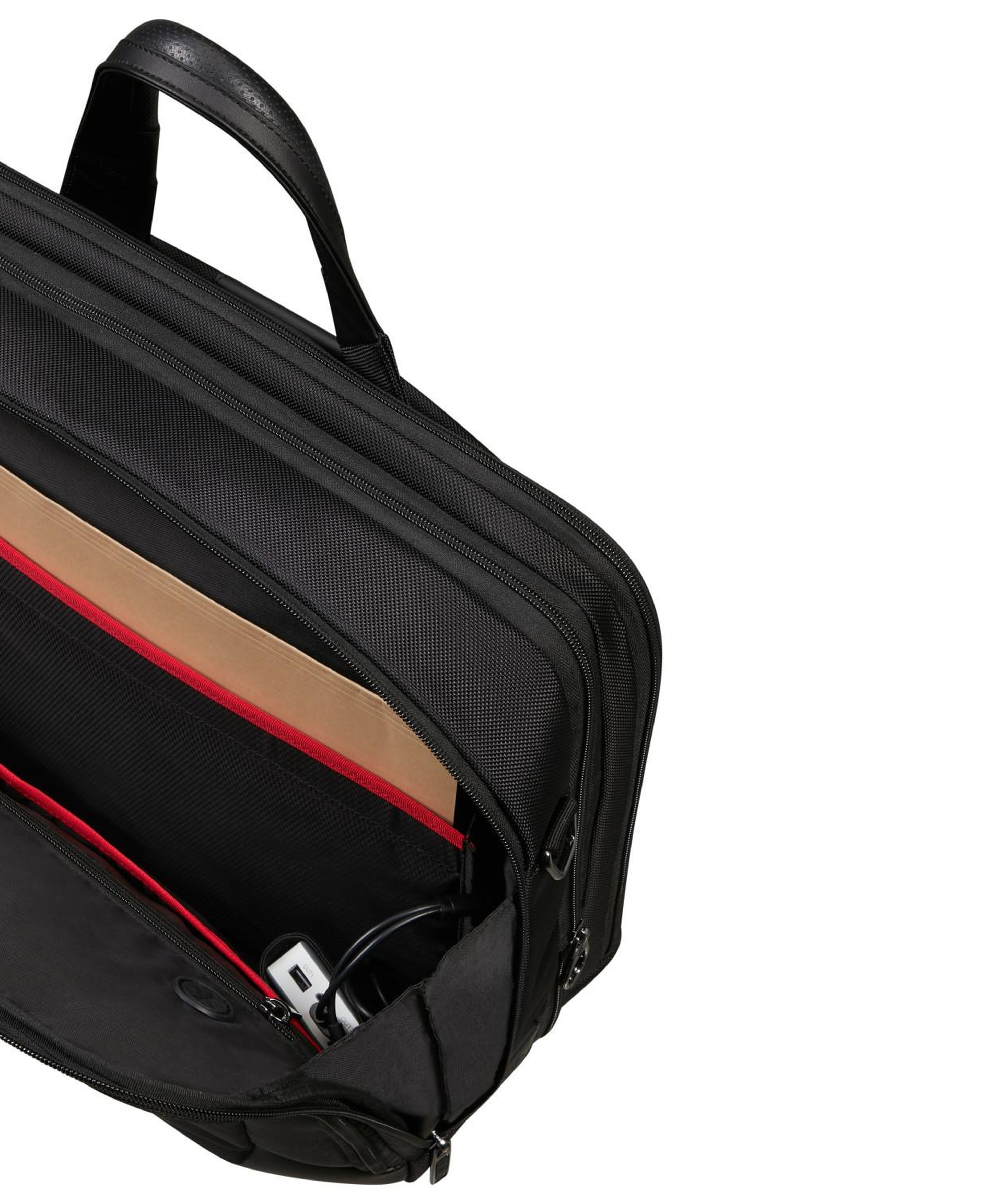 Samsonite Siyah Pro-DLX - Körüklü Laptop Çantası 17.3"