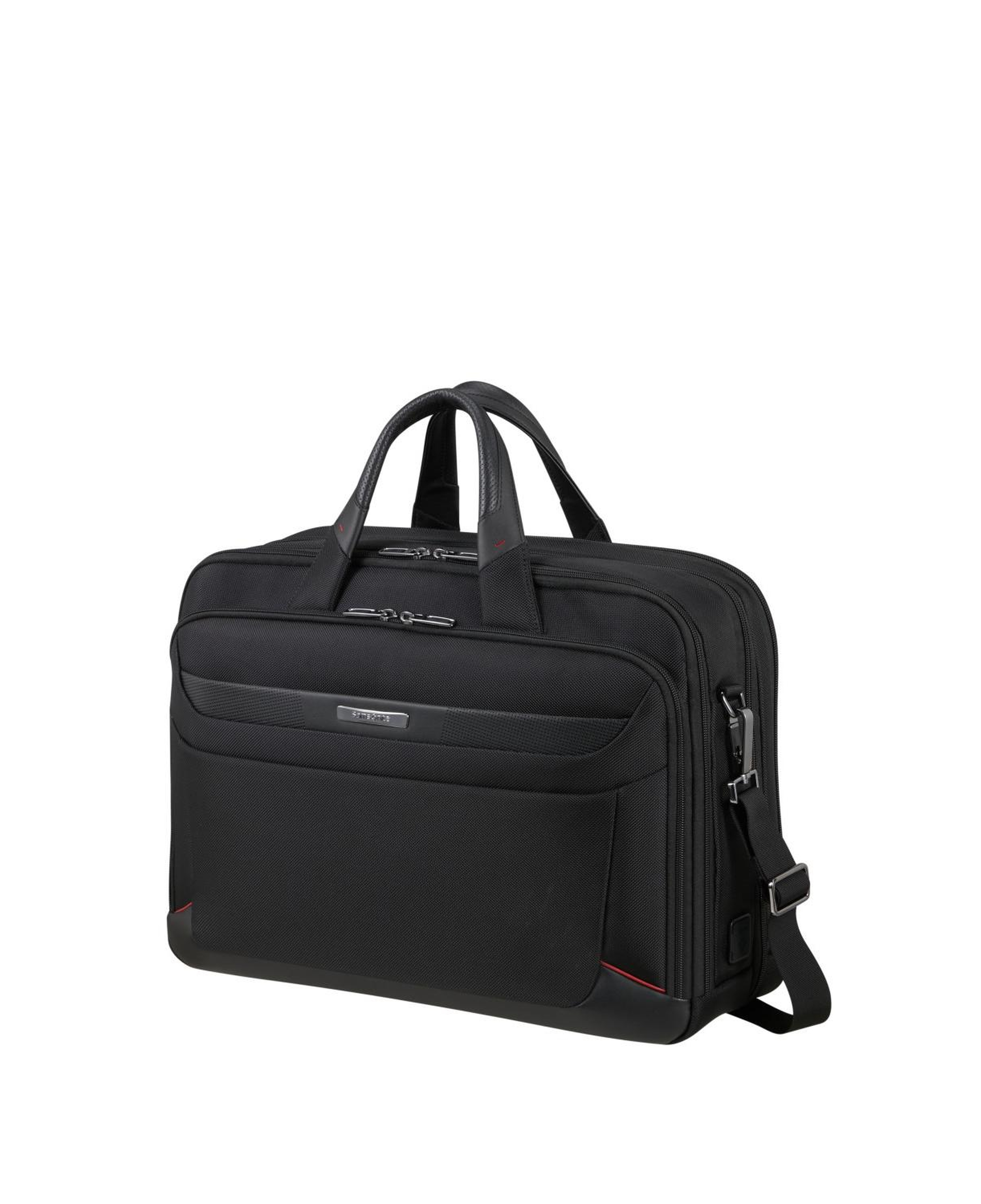 Samsonite Siyah Pro-DLX - Körüklü Laptop Çantası 17.3"