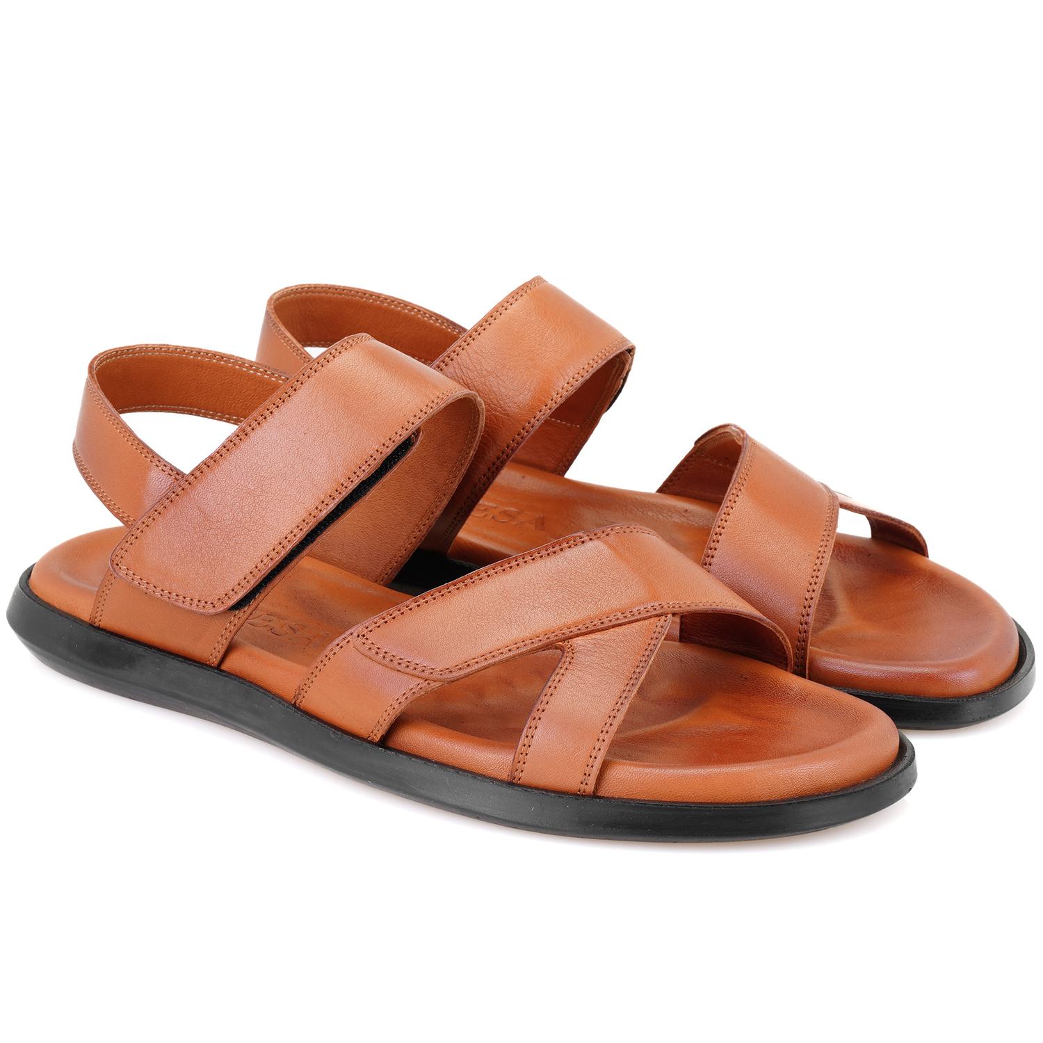 Erica Taba Erkek Deri Sandalet